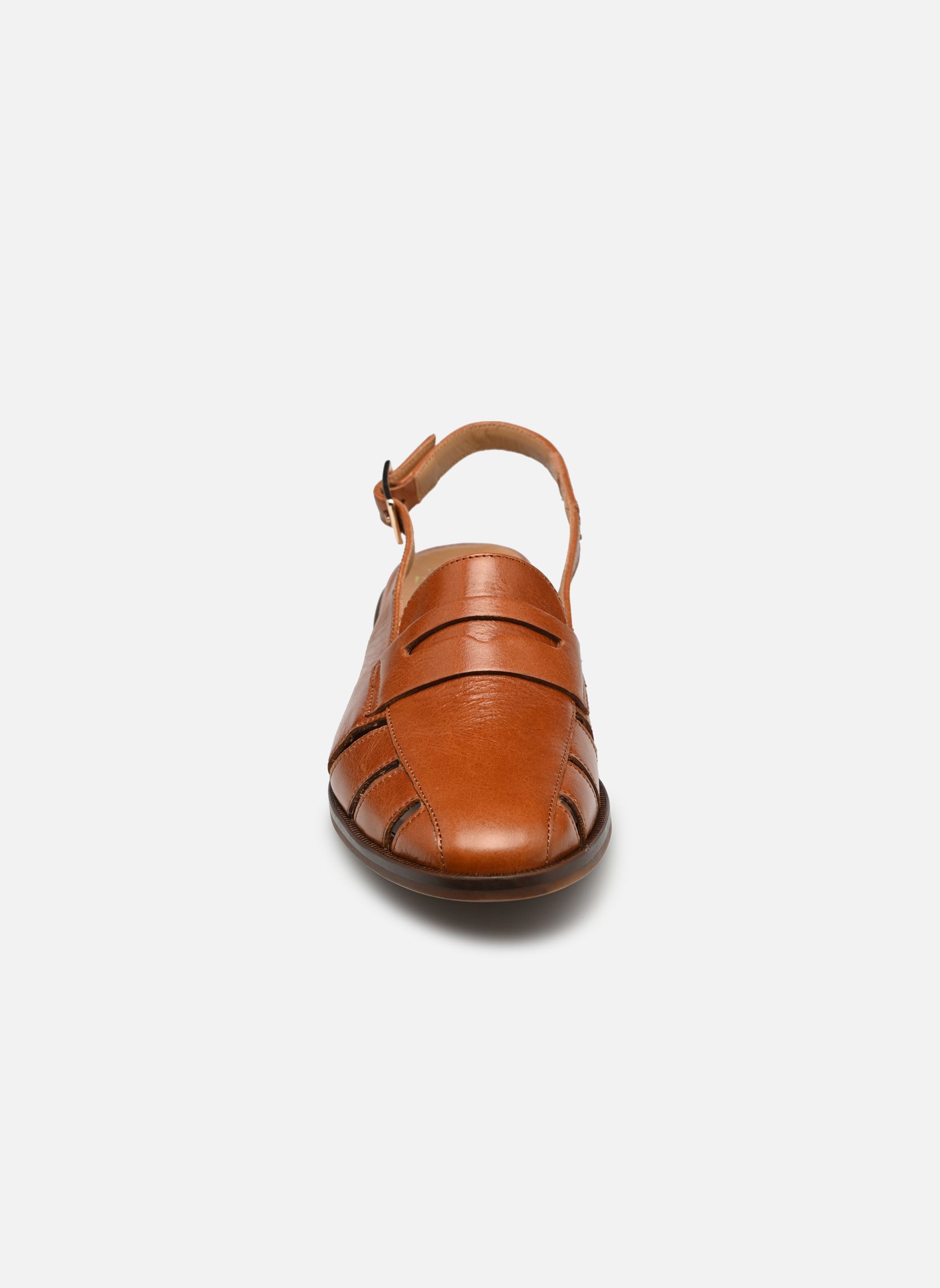 Mocasines CLEO mujer marrón Bocage Mocasines CLEO mujer marrón Cognac