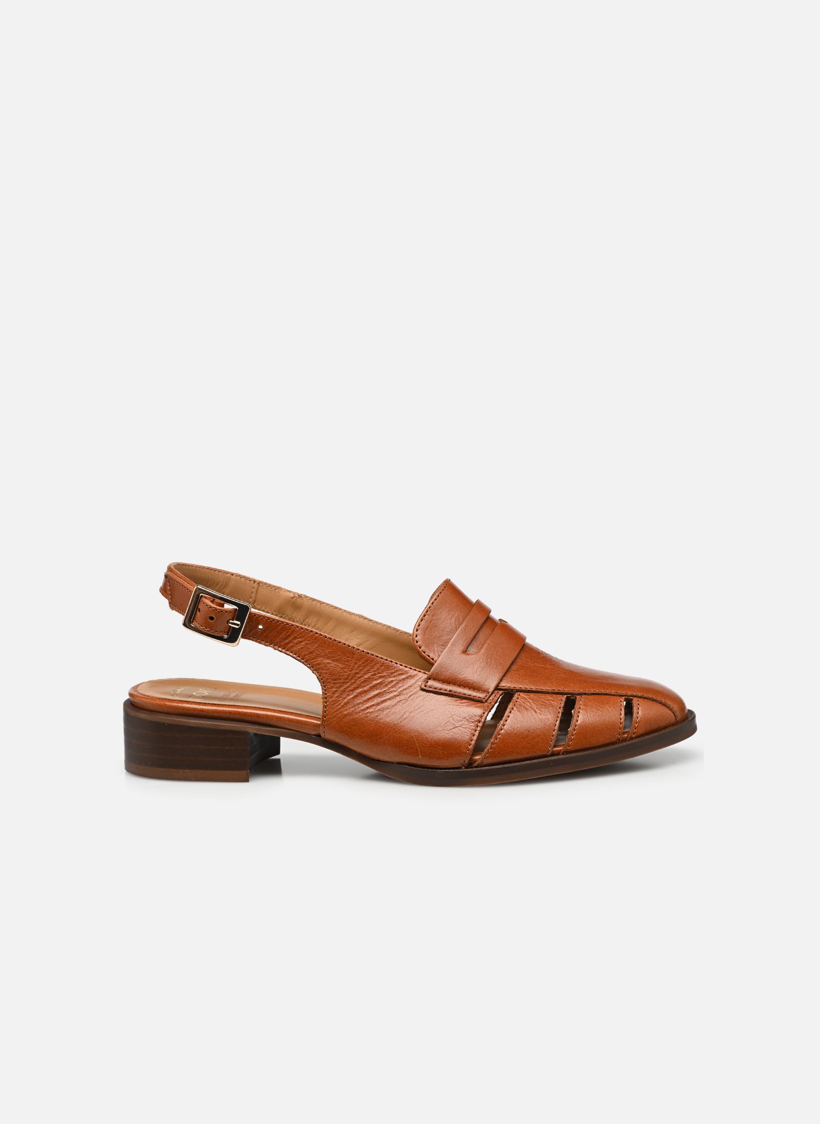 Mocasines CLEO mujer marrón Bocage Mocasines CLEO mujer marrón Cognac