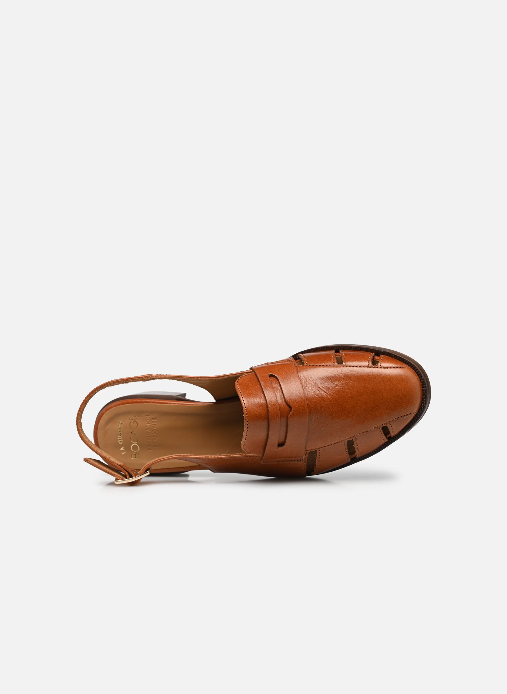 Mocasines CLEO mujer marrón Bocage Mocasines CLEO mujer marrón Cognac