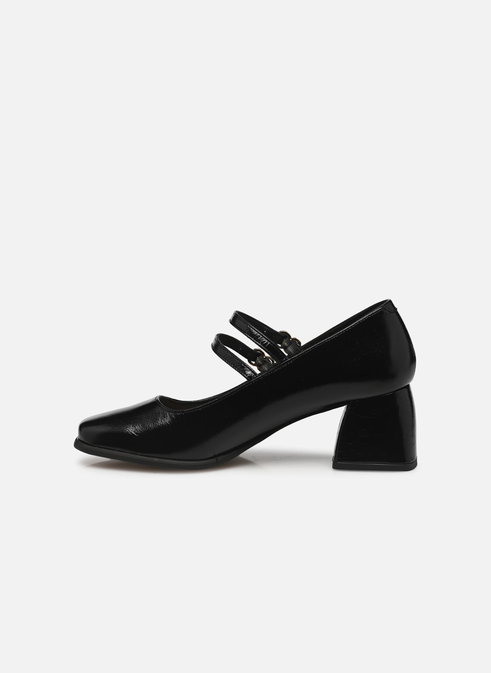 Zapatos de tacón con correas ISAURE mujer negro Bocage Zapatos de tacón con correas ISAURE mujer negro Noir