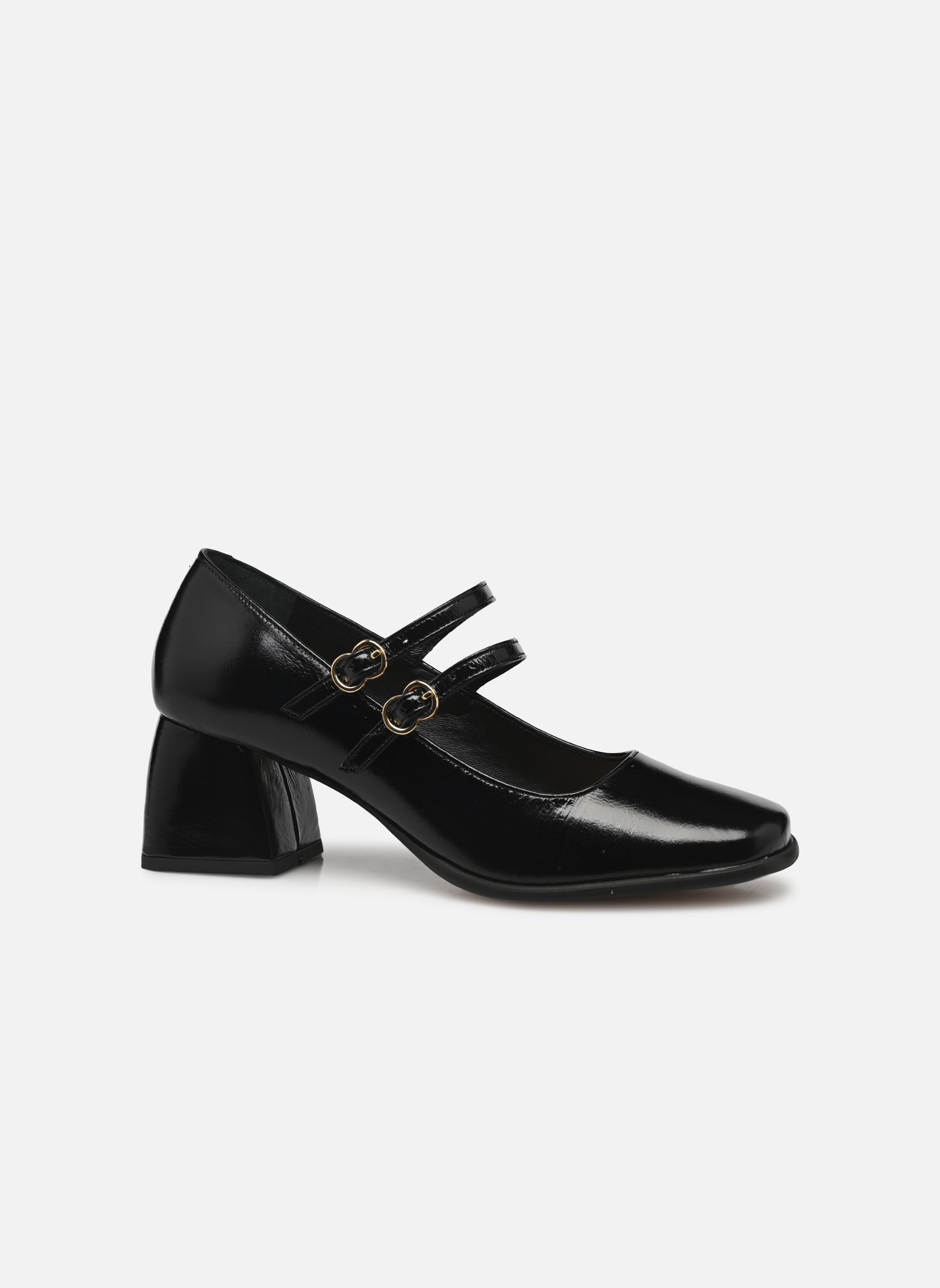 Zapatos de tacón con correas ISAURE mujer negro Bocage Zapatos de tacón con correas ISAURE mujer negro Noir