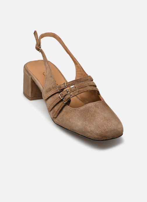 Bocage Escarpins à brides DEMI femme marron