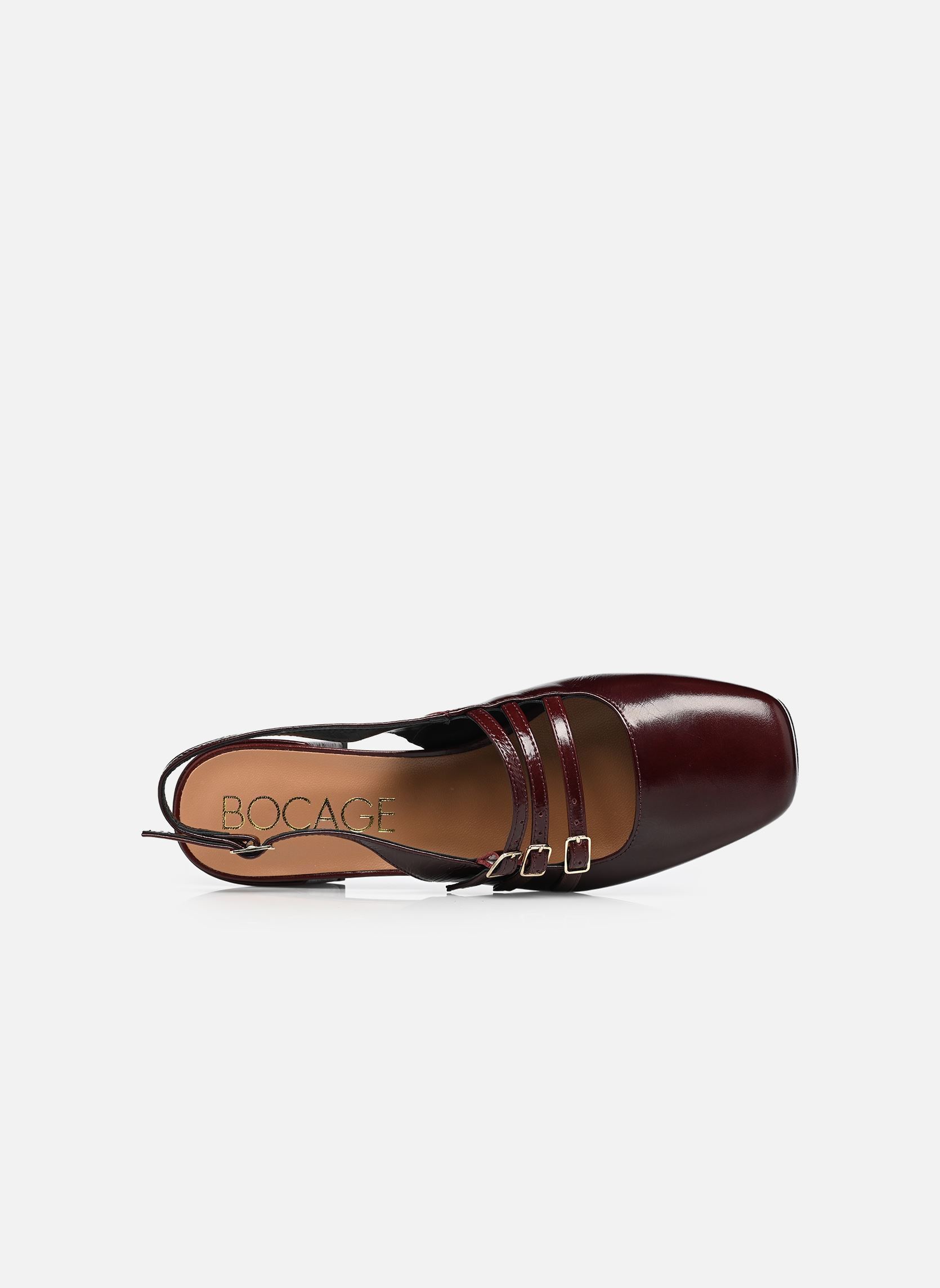 Pumps mit Riemchen DEMI damen bordeaux Bocage Pumps mit Riemchen DEMI damen bordeaux MARRON