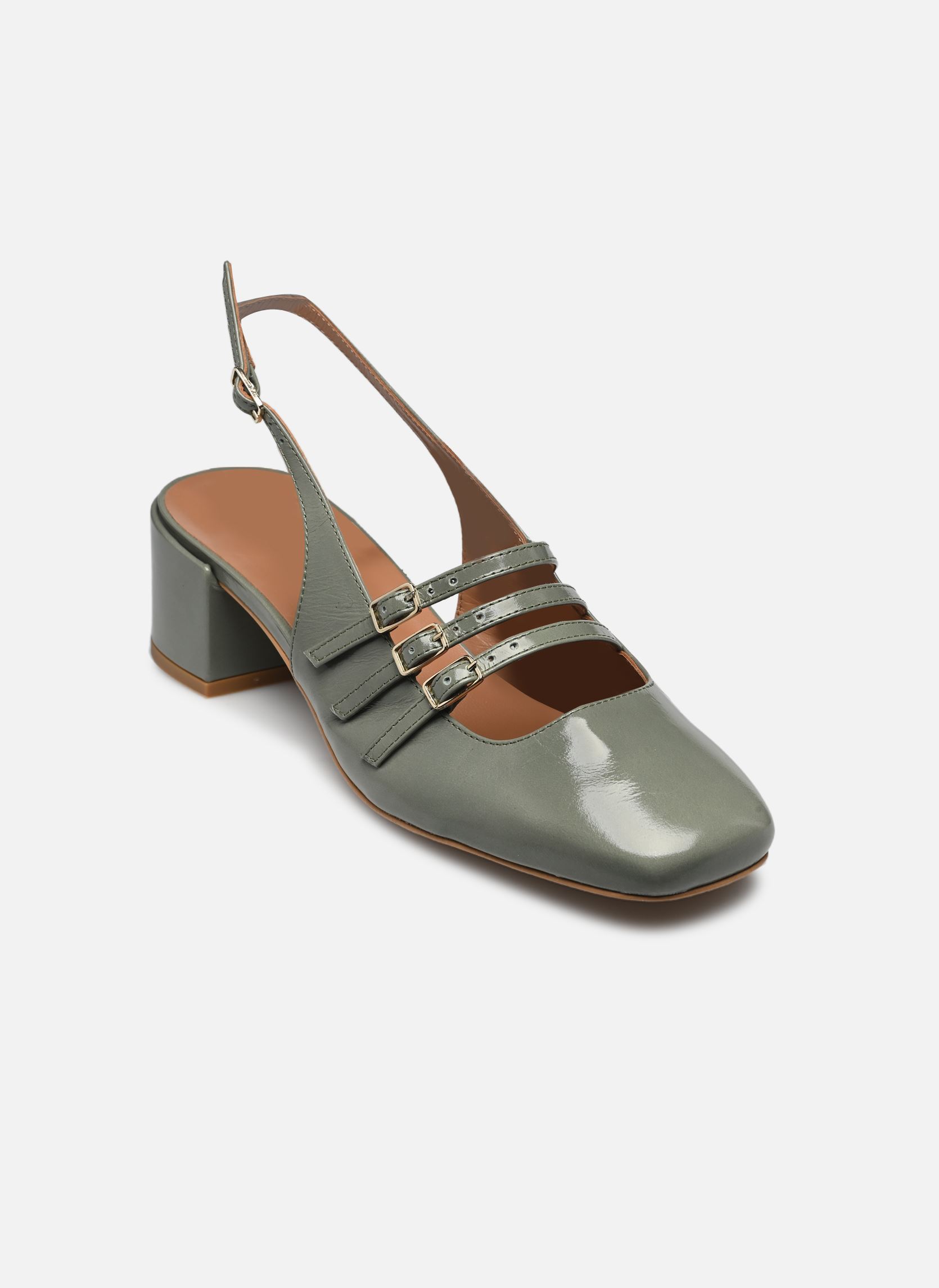 Slingback pumps DEMI dames groen Bocage Slingback pumps DEMI dames groen VERT