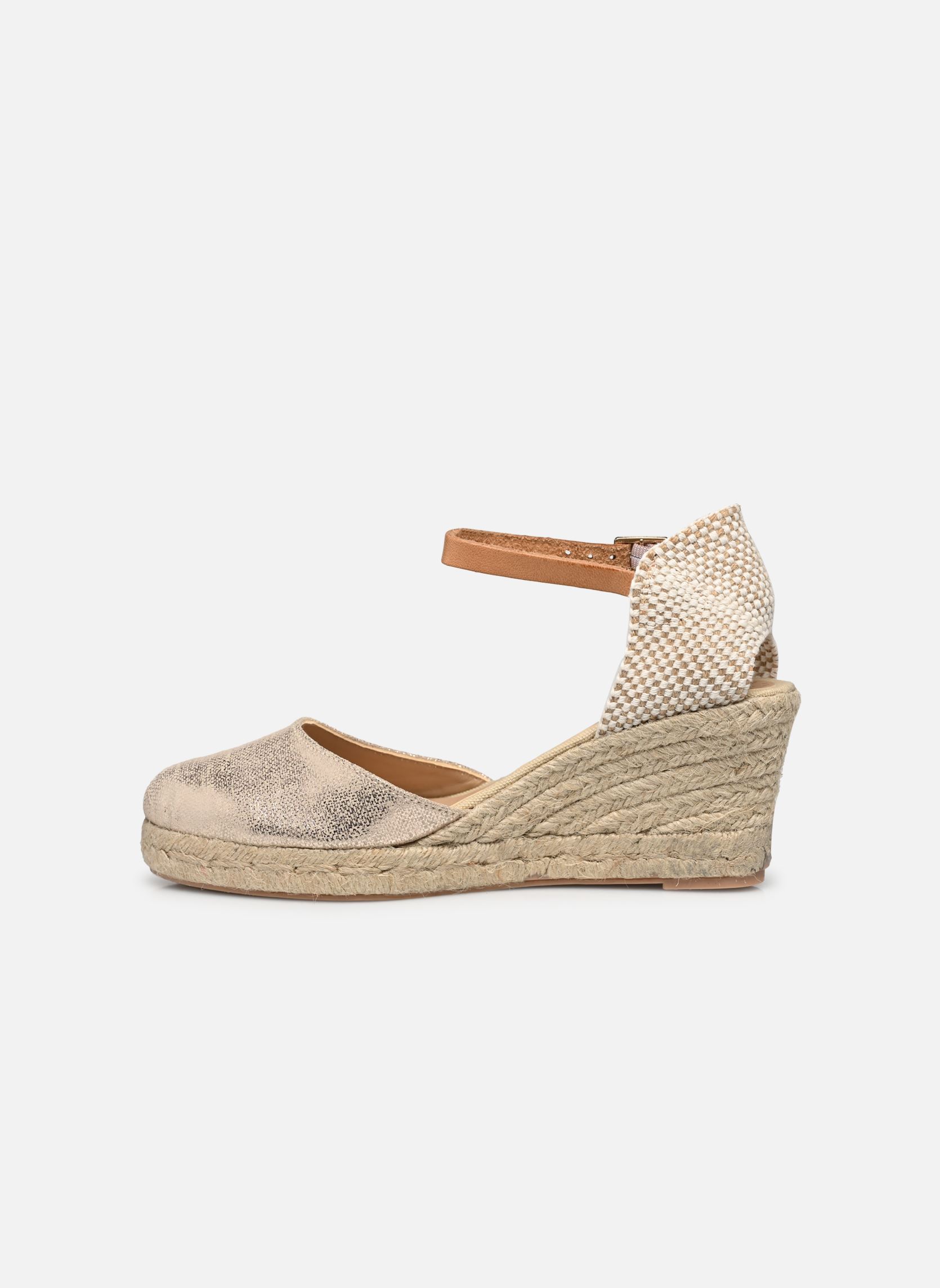 Sandalen met sleehak en plateau HELIAN dames beige Bocage Sandalen met sleehak en plateau HELIAN dames beige Beige