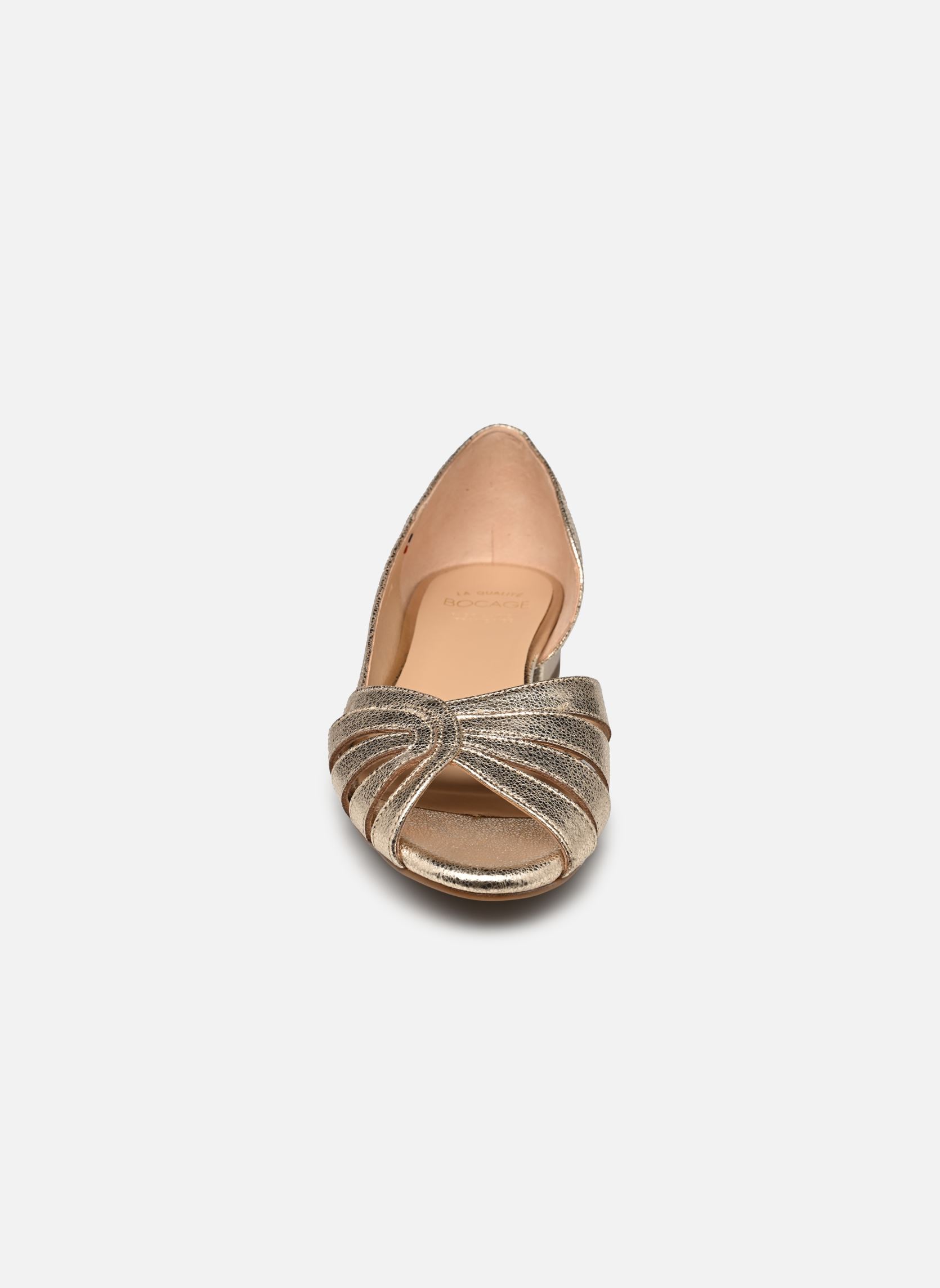 Ballerines classiques SOLINE femme or et bronze Bocage Ballerines classiques SOLINE femme or et bronze OR