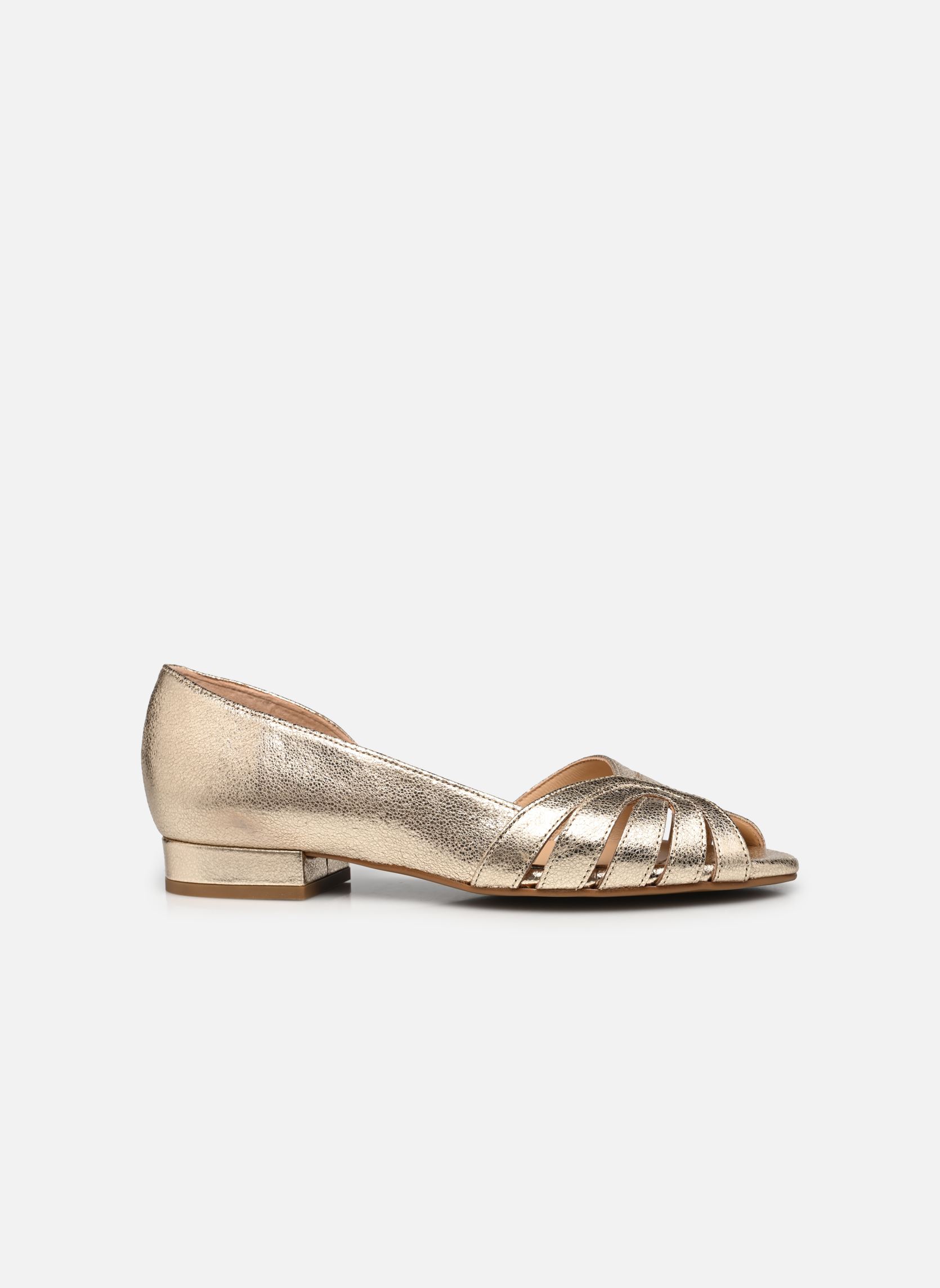 Ballerines classiques SOLINE femme or et bronze Bocage Ballerines classiques SOLINE femme or et bronze OR