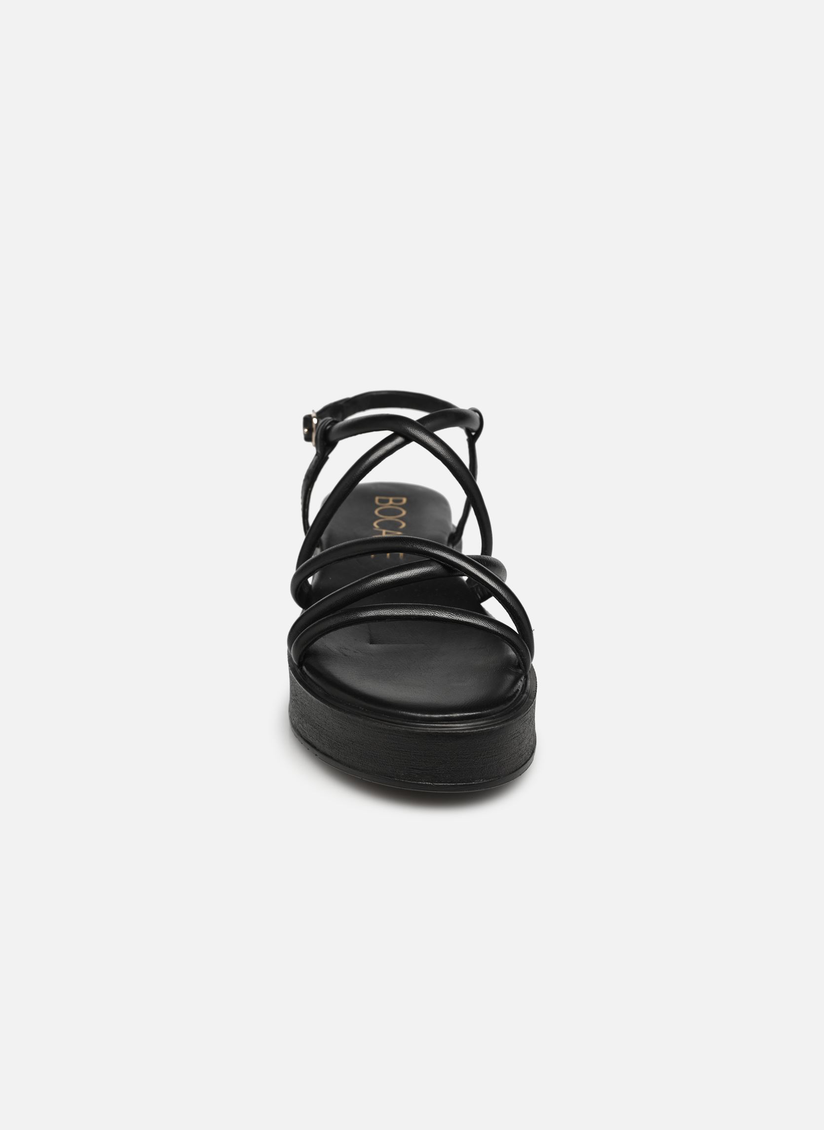 Sandalen met sleehak en plateau ROMMIE dames zwart Bocage Sandalen met sleehak en plateau ROMMIE dames zwart Noir
