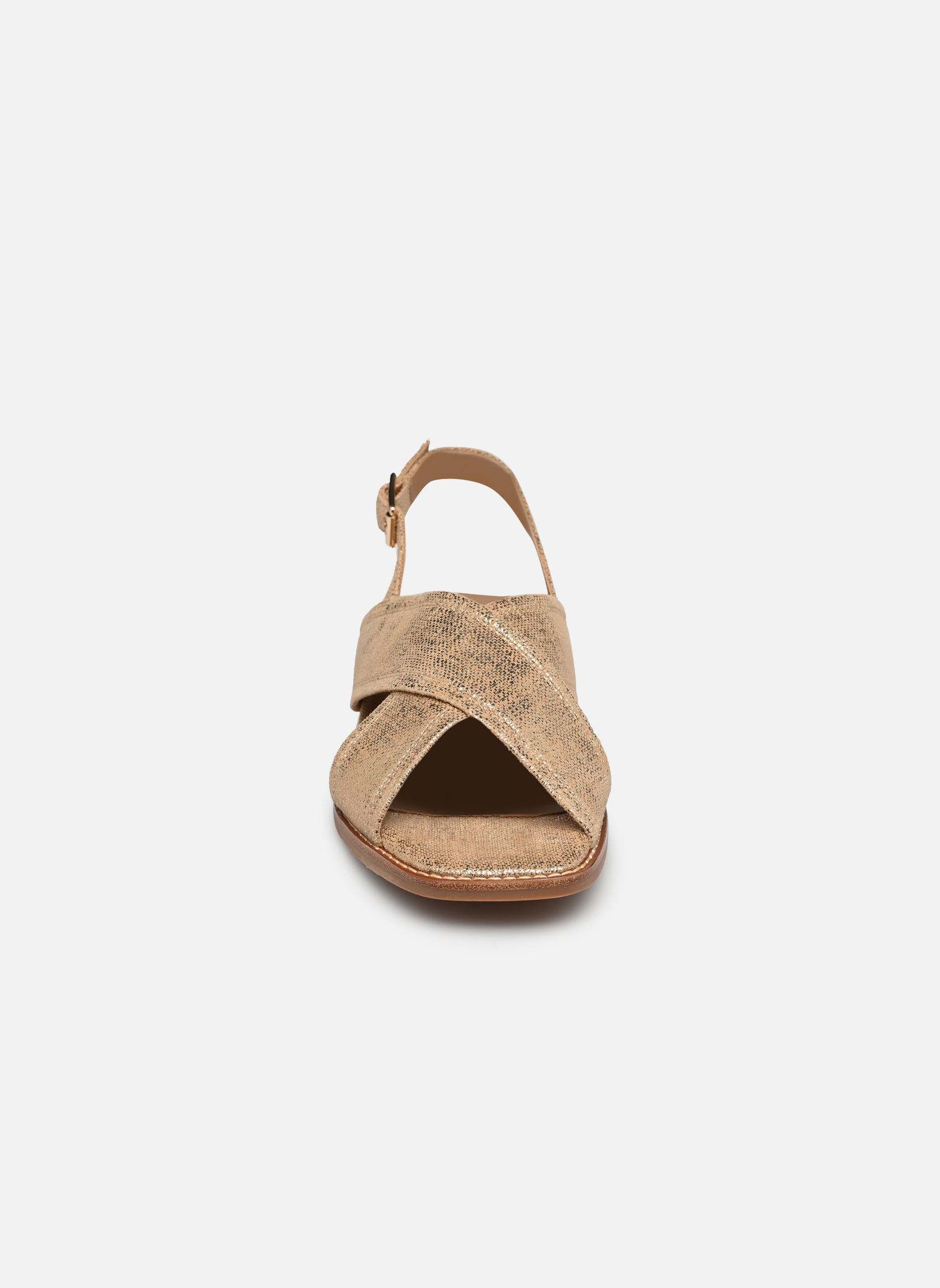 Sandali piatti GENNY donna oro e bronzo Bocage Sandali piatti GENNY donna oro e bronzo Or