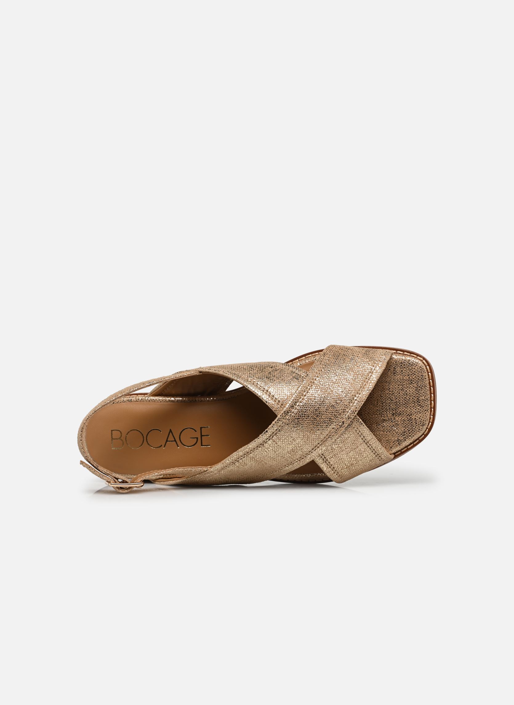 Sandali piatti GENNY donna oro e bronzo Bocage Sandali piatti GENNY donna oro e bronzo Or