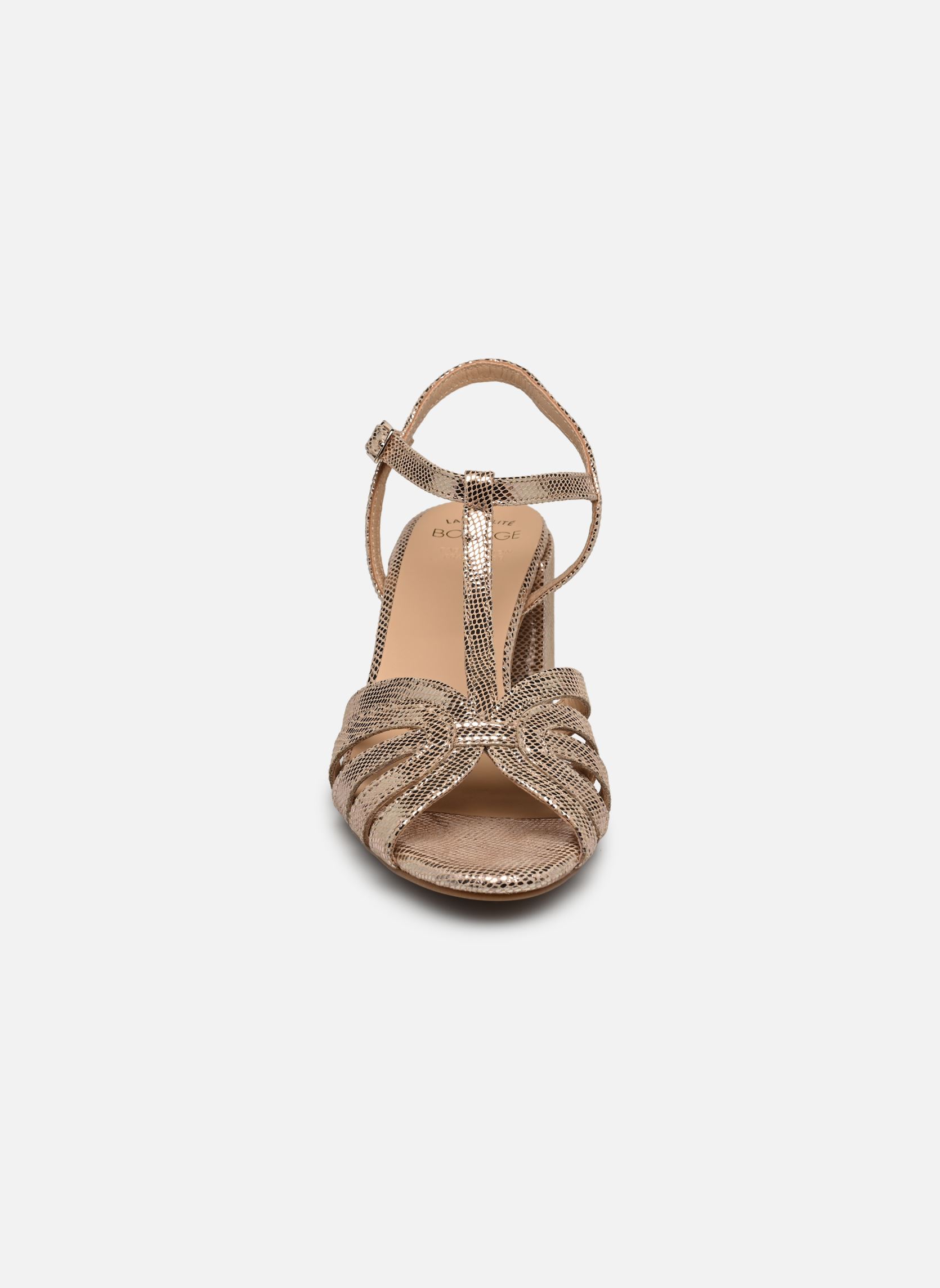 Sandalen HADELE dames goud en brons Bocage Sandalen HADELE dames goud en brons Or