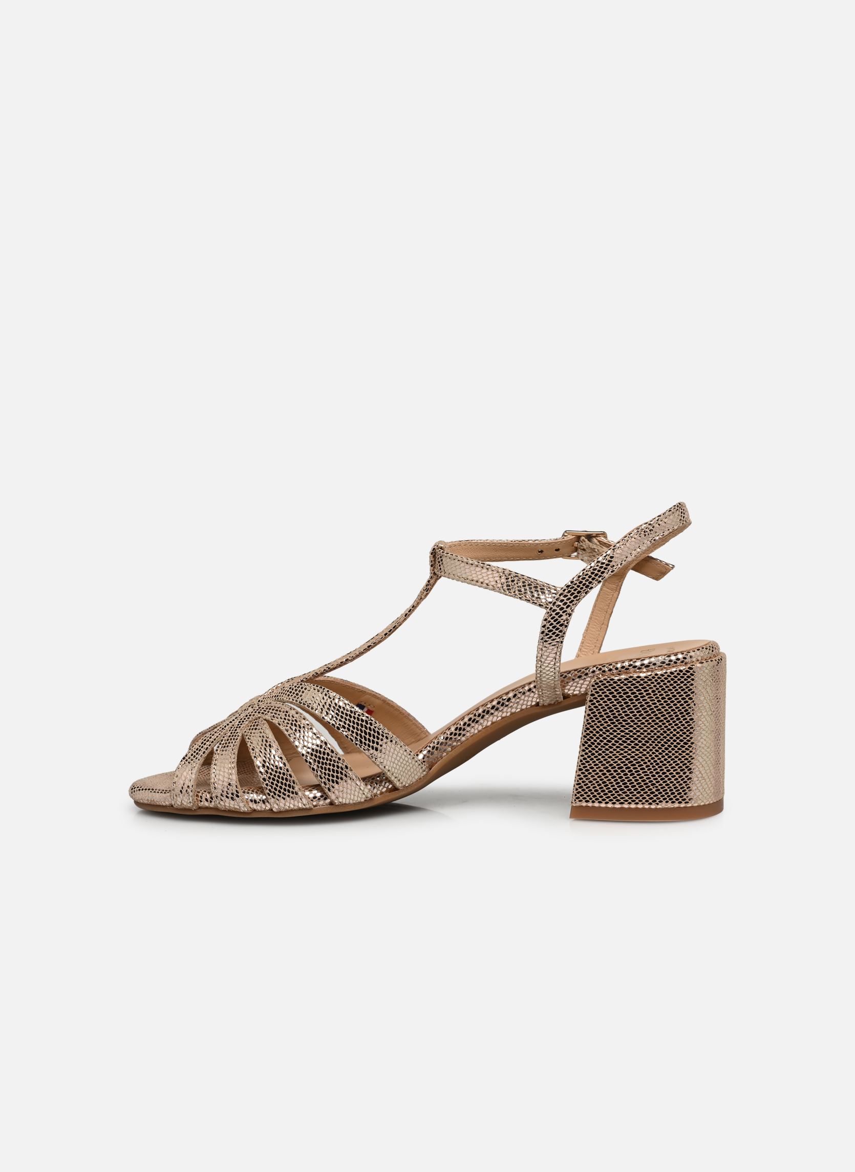 Sandalen HADELE dames goud en brons Bocage Sandalen HADELE dames goud en brons Or