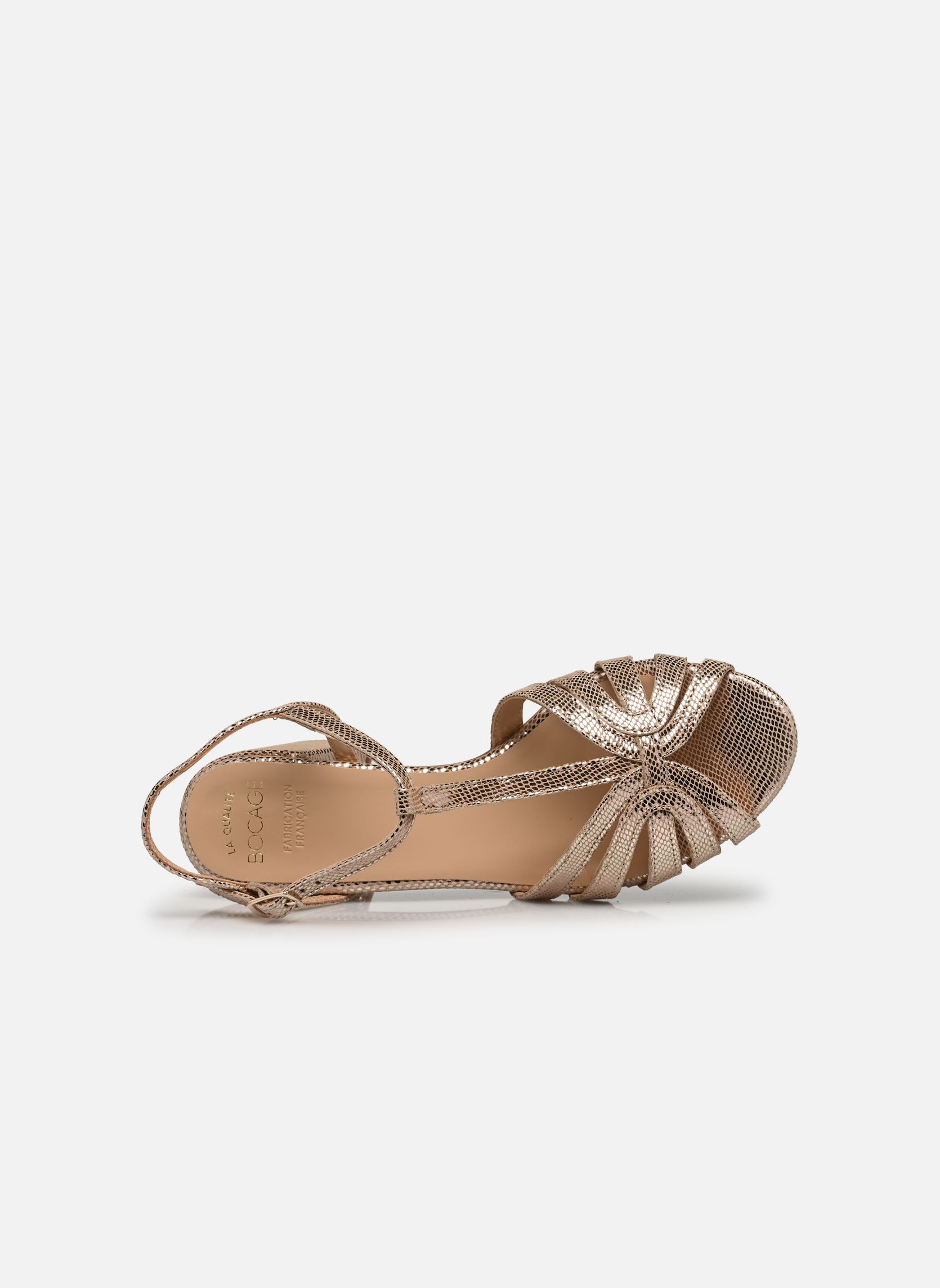 Sandalen HADELE dames goud en brons Bocage Sandalen HADELE dames goud en brons Or