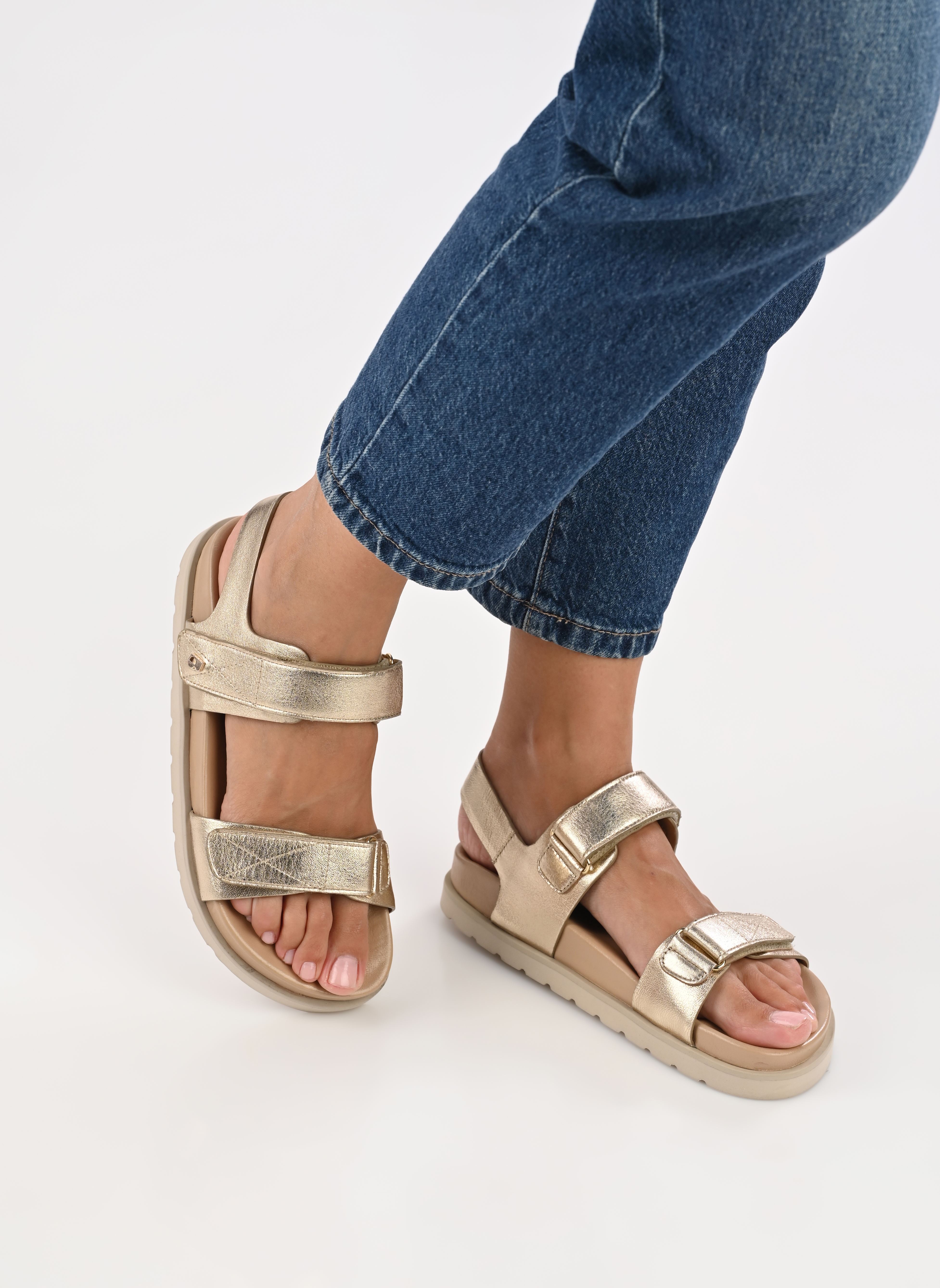 Keil- und Plateausandalen GABRIELLE damen gold und bronze Bocage Keil- und Plateausandalen GABRIELLE damen gold und bronze Or