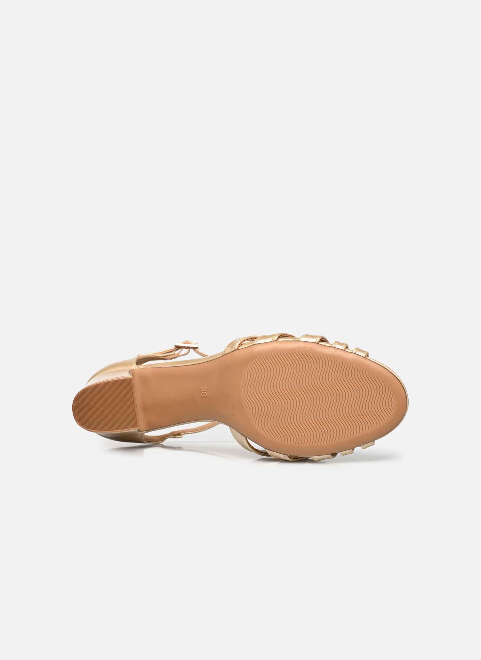 Sandalen Baia dames goud en brons Eram Sandalen Baia dames goud en brons OR