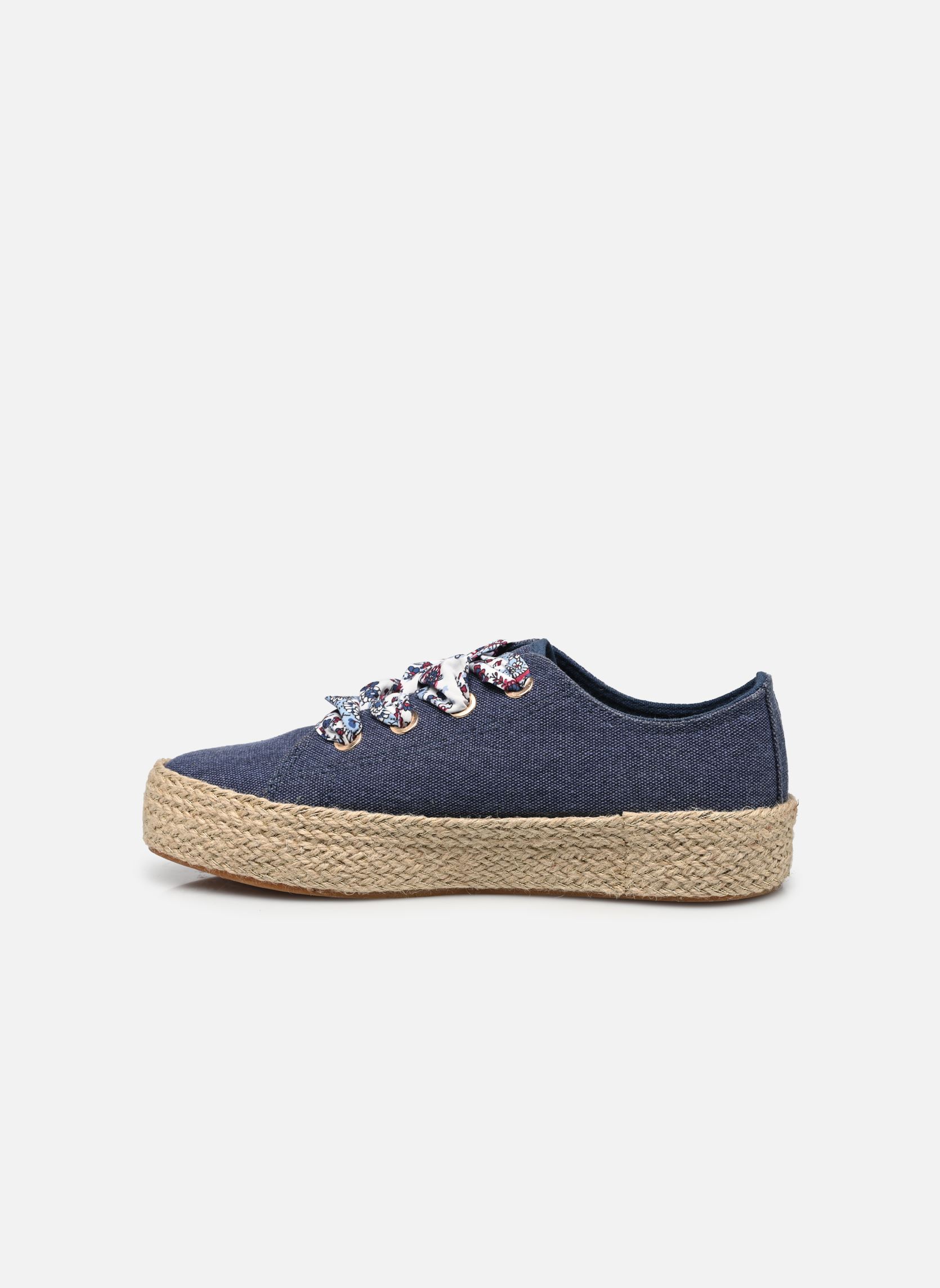 Leinen-Sneaker Jatokara damen blau Eram Leinen-Sneaker Jatokara damen blau BLEU