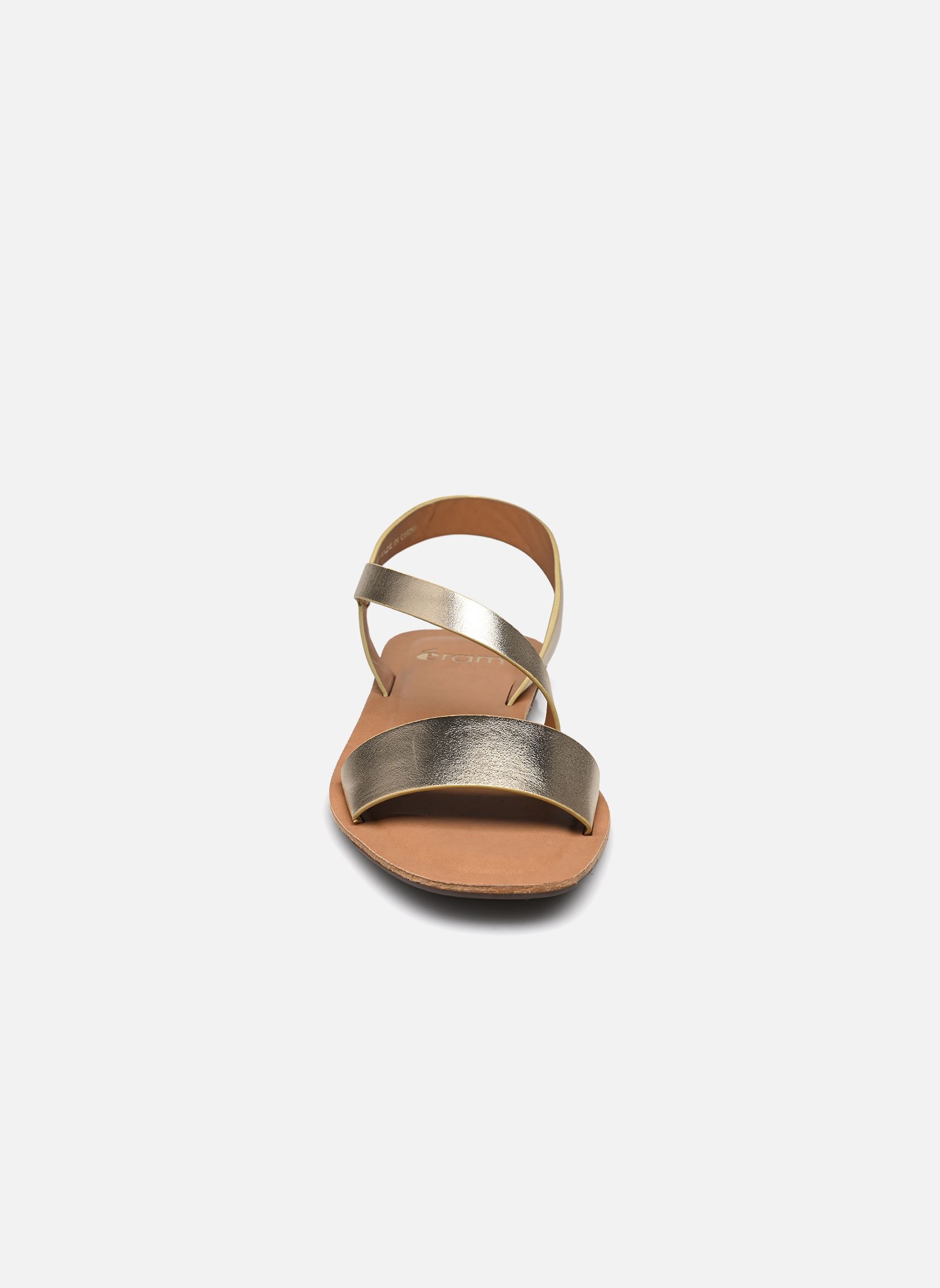 Sandales Nombade femme or et bronze Eram Sandales Nombade femme or et bronze OR