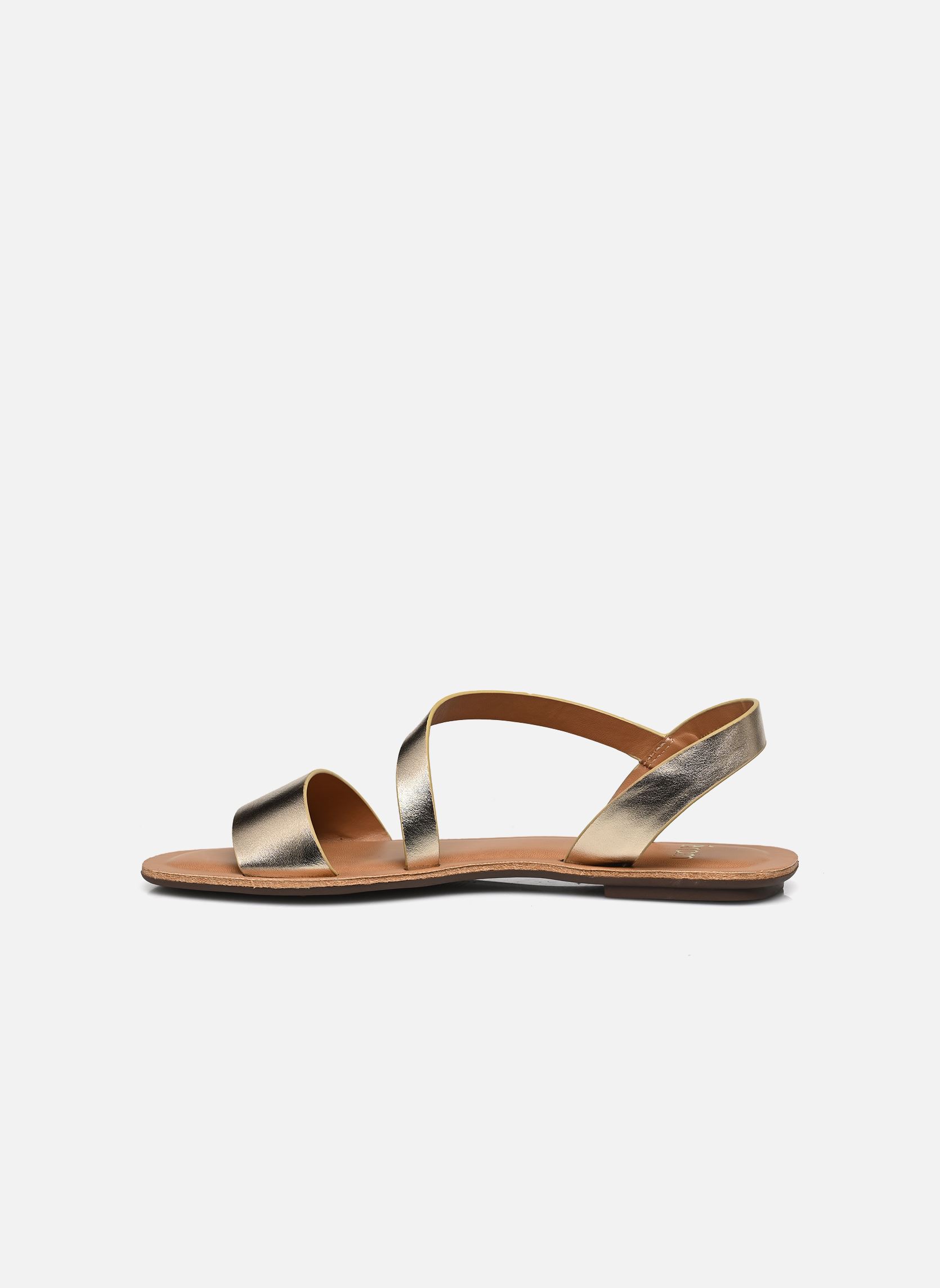 Sandales Nombade femme or et bronze Eram Sandales Nombade femme or et bronze OR