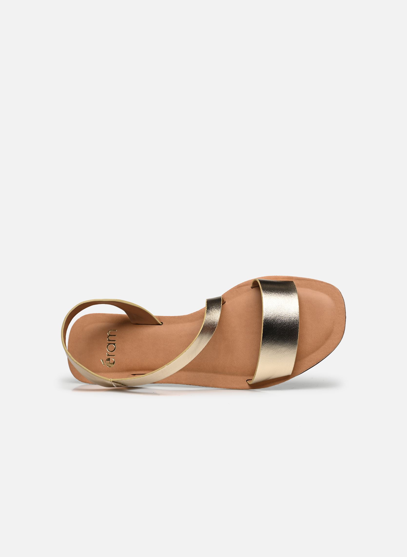 Sandales Nombade femme or et bronze Eram Sandales Nombade femme or et bronze OR