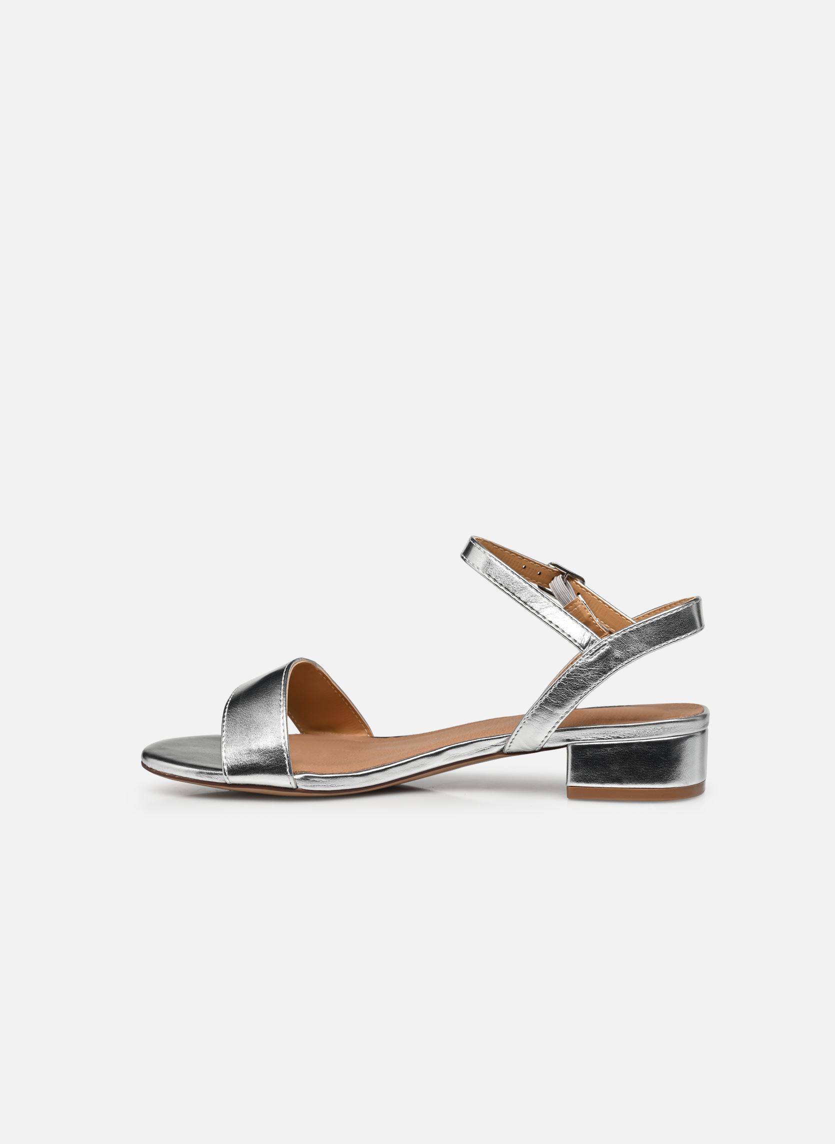 Sandales plates Jabalea femme argent Eram Sandales plates Jabalea femme argent Gris