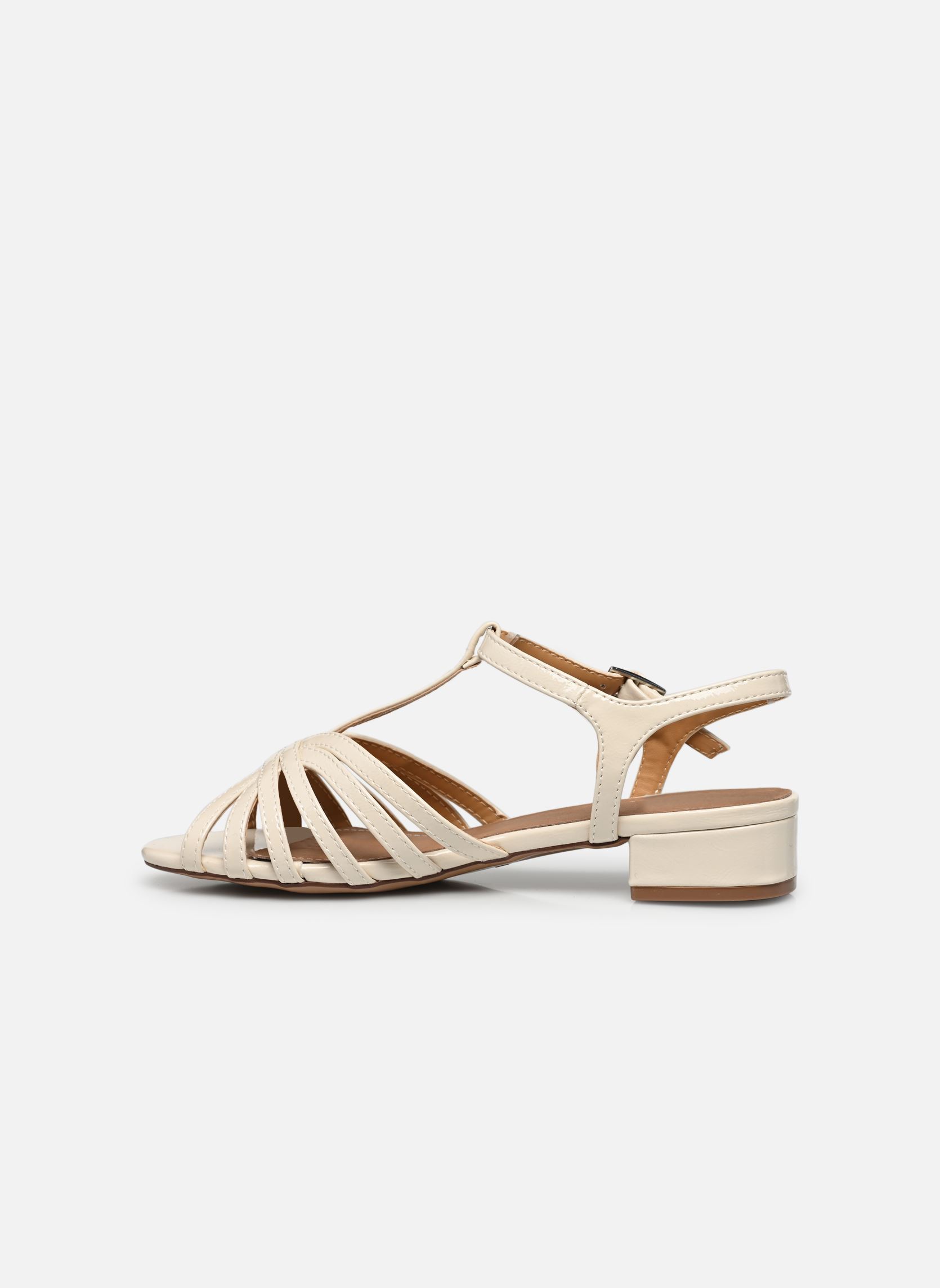 Platte sandalen Narjesse dames wit Eram Platte sandalen Narjesse dames wit Ecru