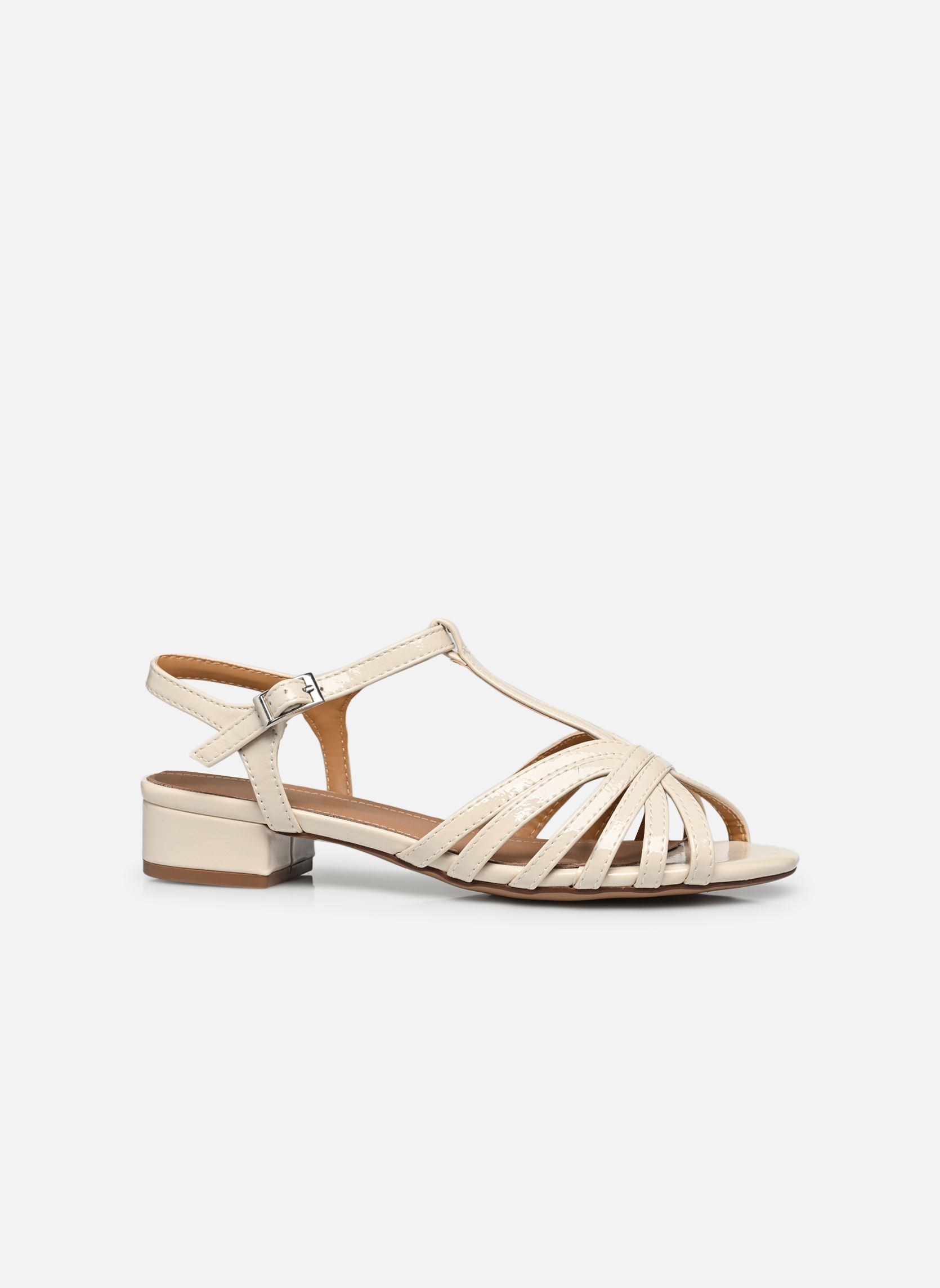 Platte sandalen Narjesse dames wit Eram Platte sandalen Narjesse dames wit Ecru