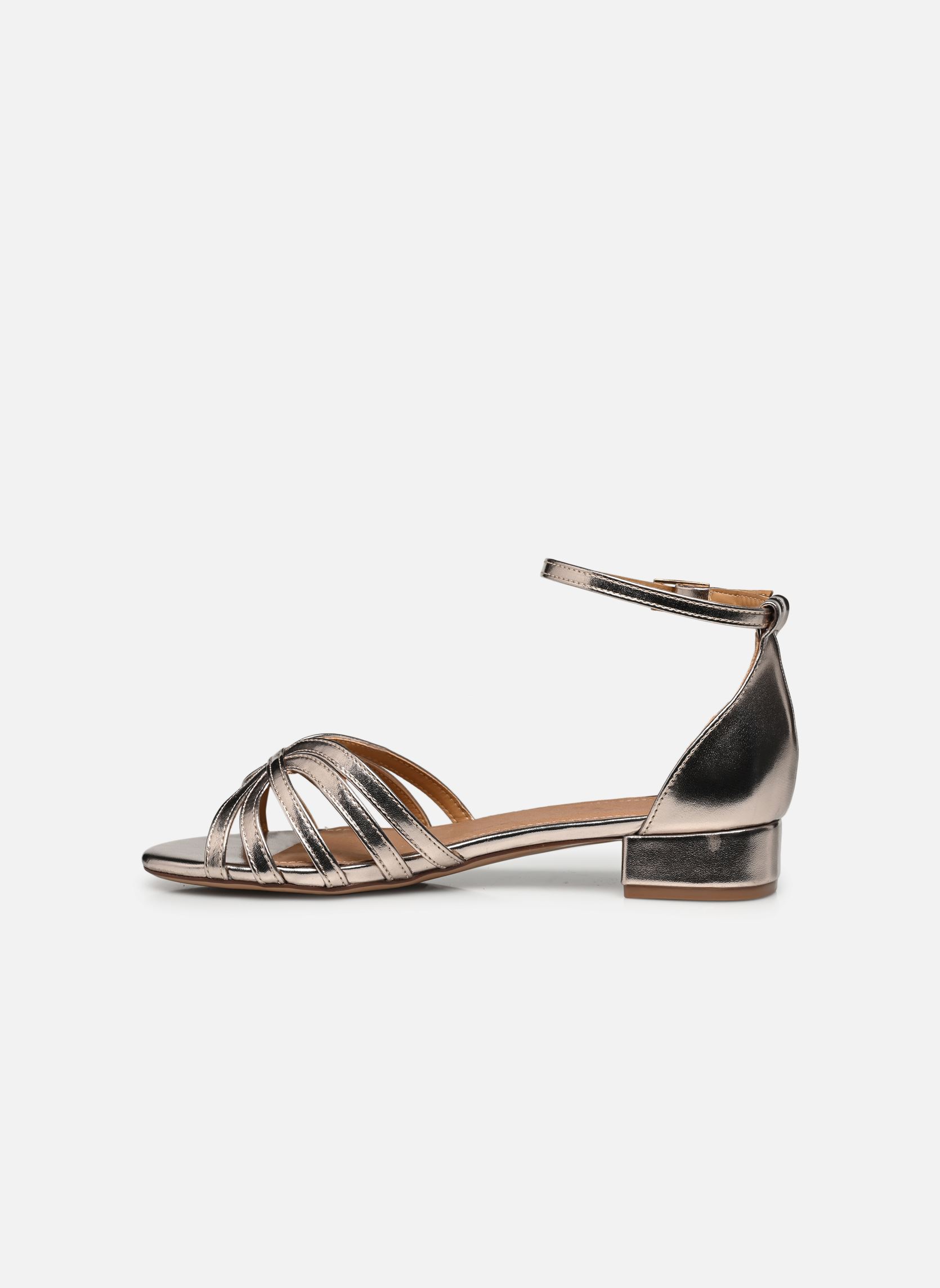 Platte sandalen Narjou dames goud en brons Eram Platte sandalen Narjou dames goud en brons OR