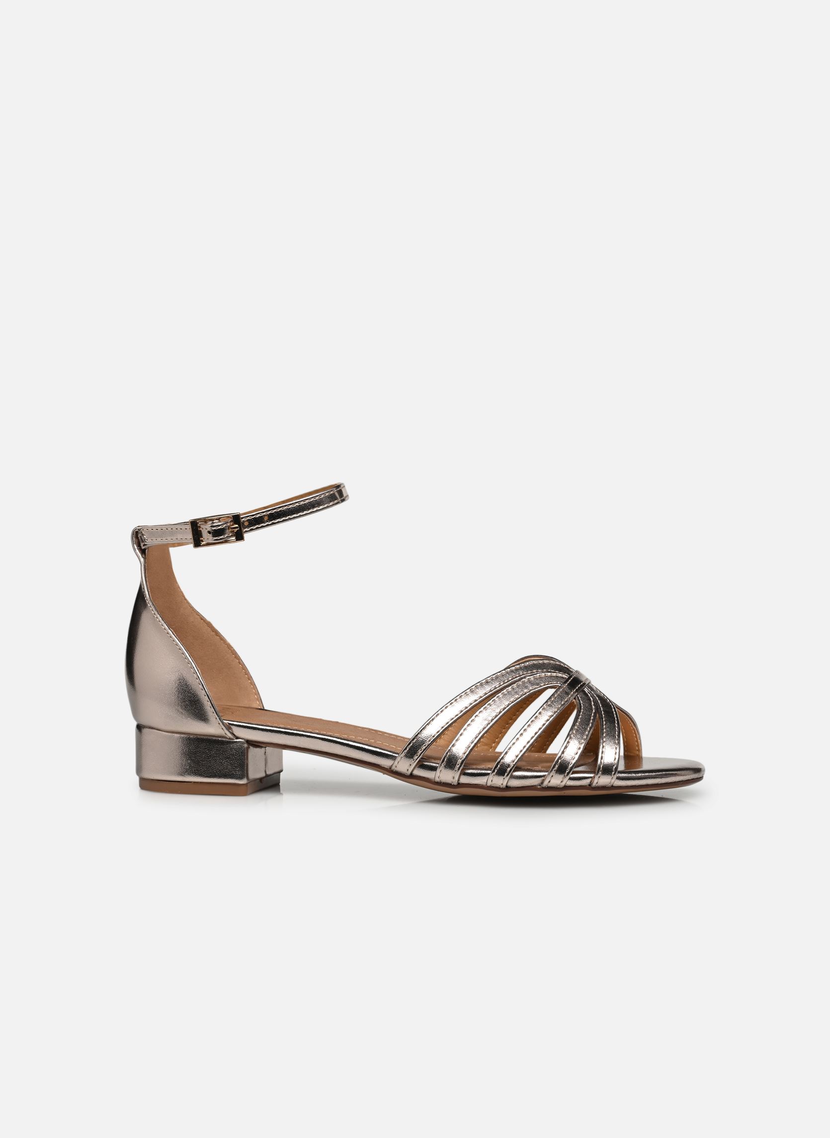 Platte sandalen Narjou dames goud en brons Eram Platte sandalen Narjou dames goud en brons OR