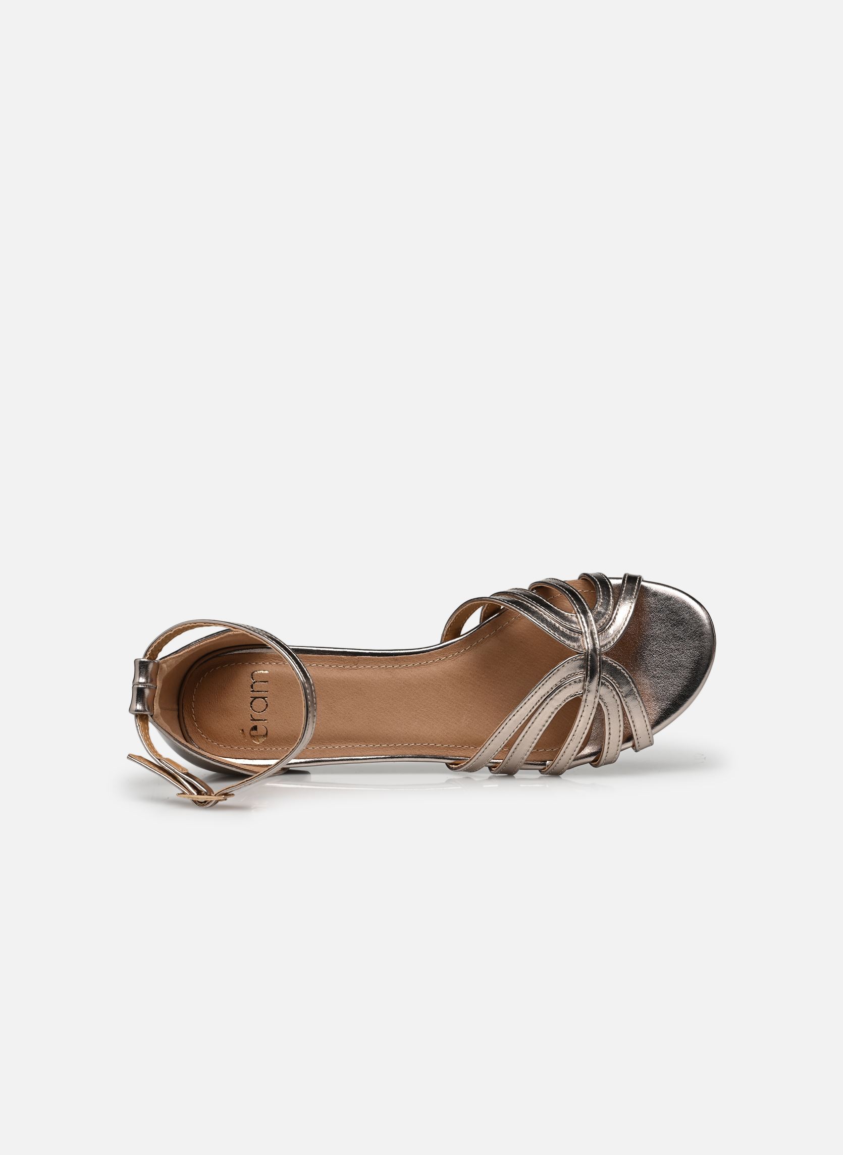 Platte sandalen Narjou dames goud en brons Eram Platte sandalen Narjou dames goud en brons OR