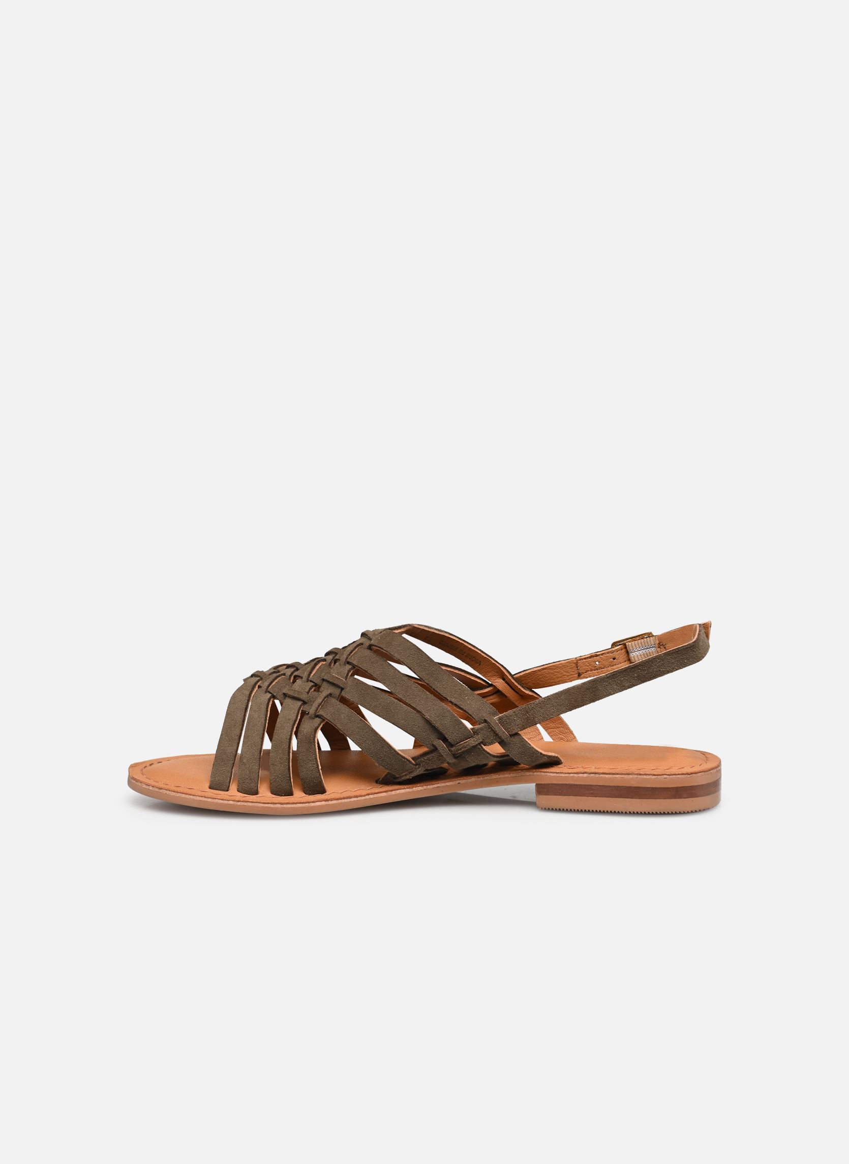 Flache Sandalen Ninon damen grün Eram Flache Sandalen Ninon damen grün Kaki
