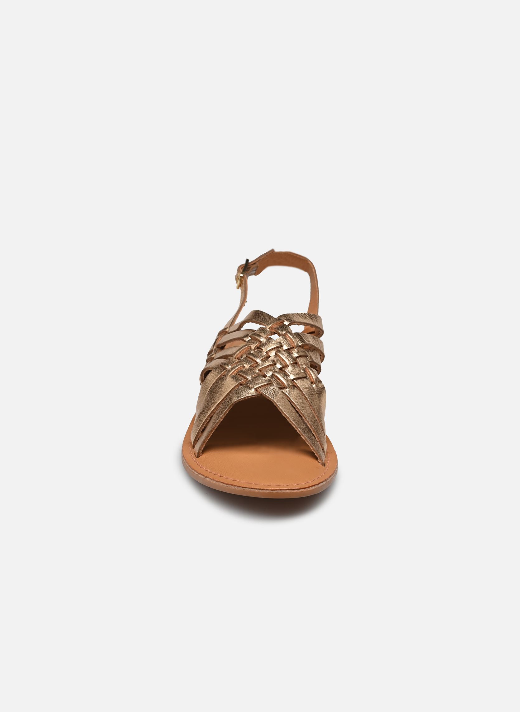 Sandalias planas Ninon mujer oro y bronce Eram Sandalias planas Ninon mujer oro y bronce Or