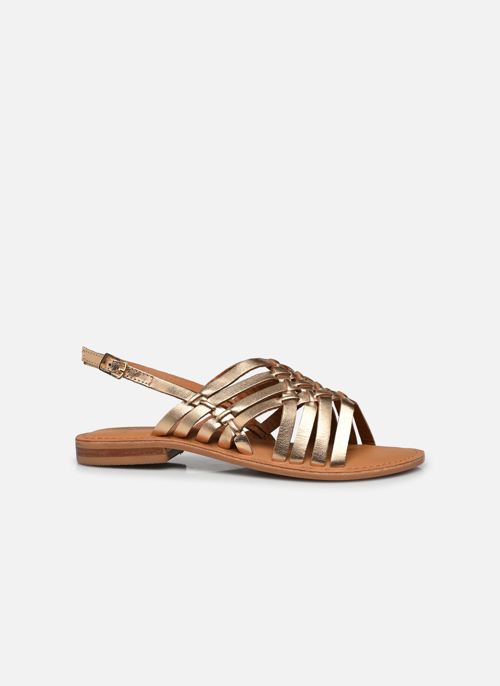 Sandalias planas Ninon mujer oro y bronce Eram Sandalias planas Ninon mujer oro y bronce Or