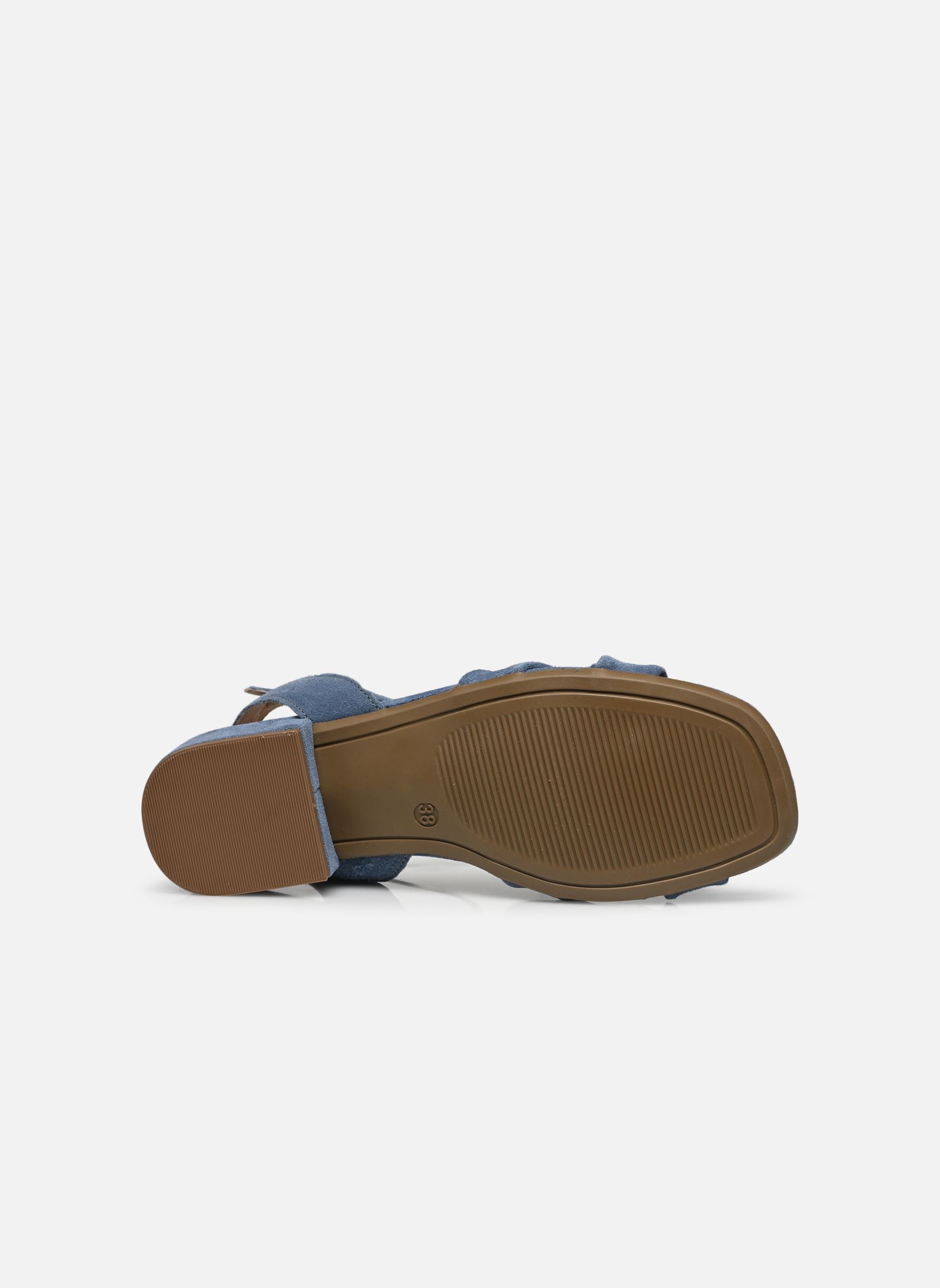 Sandales plates Nathalie femme bleu Eram Sandales plates Nathalie femme bleu Bleu