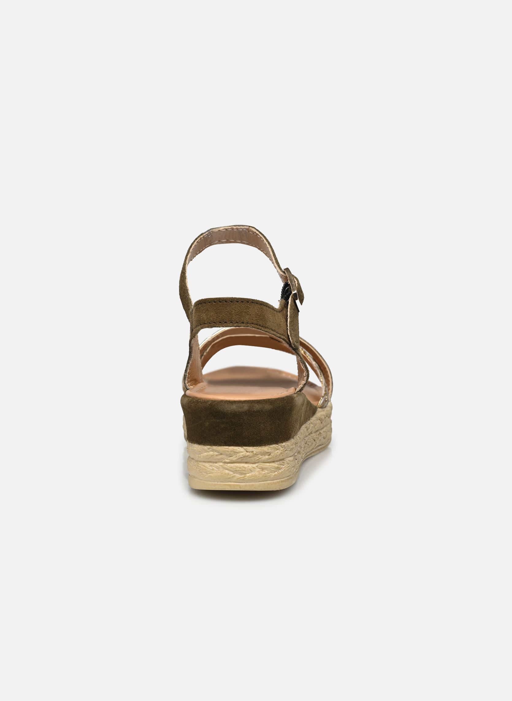 Keil- und Plateausandalen Oblette damen grün Eram Keil- und Plateausandalen Oblette damen grün Kaki