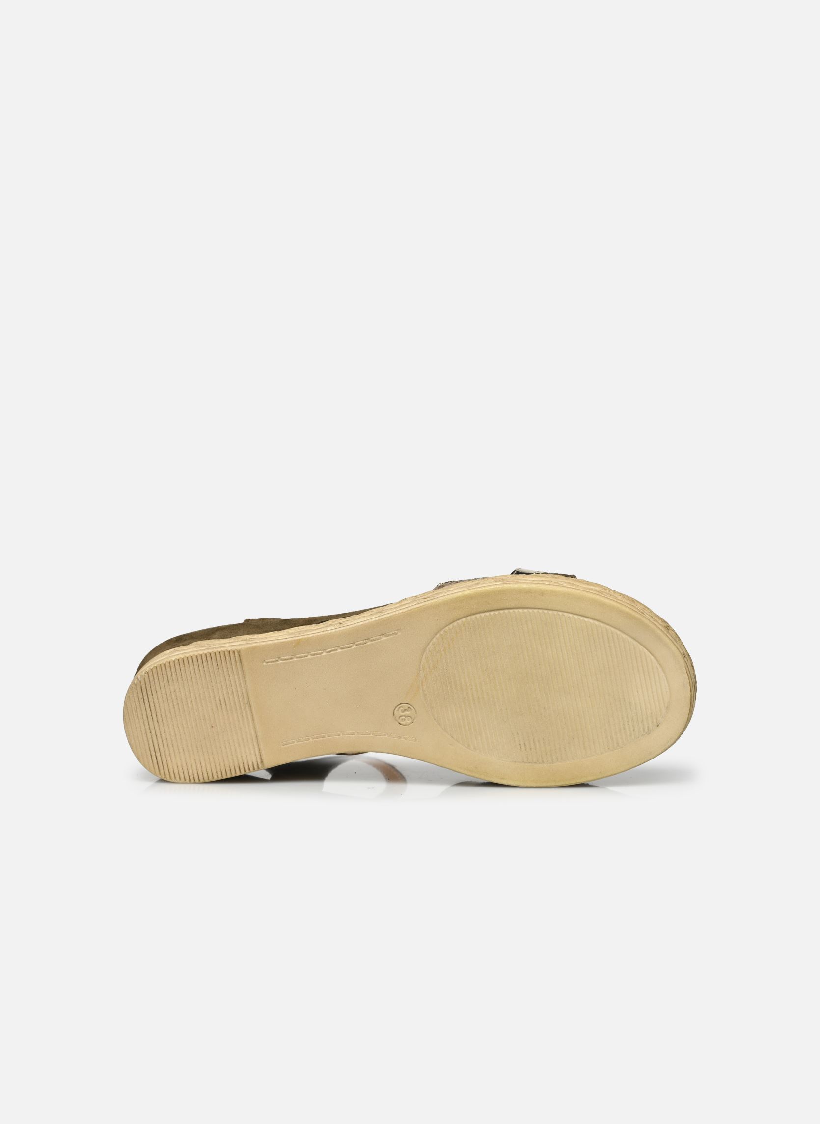 Keil- und Plateausandalen Oblette damen grün Eram Keil- und Plateausandalen Oblette damen grün Kaki