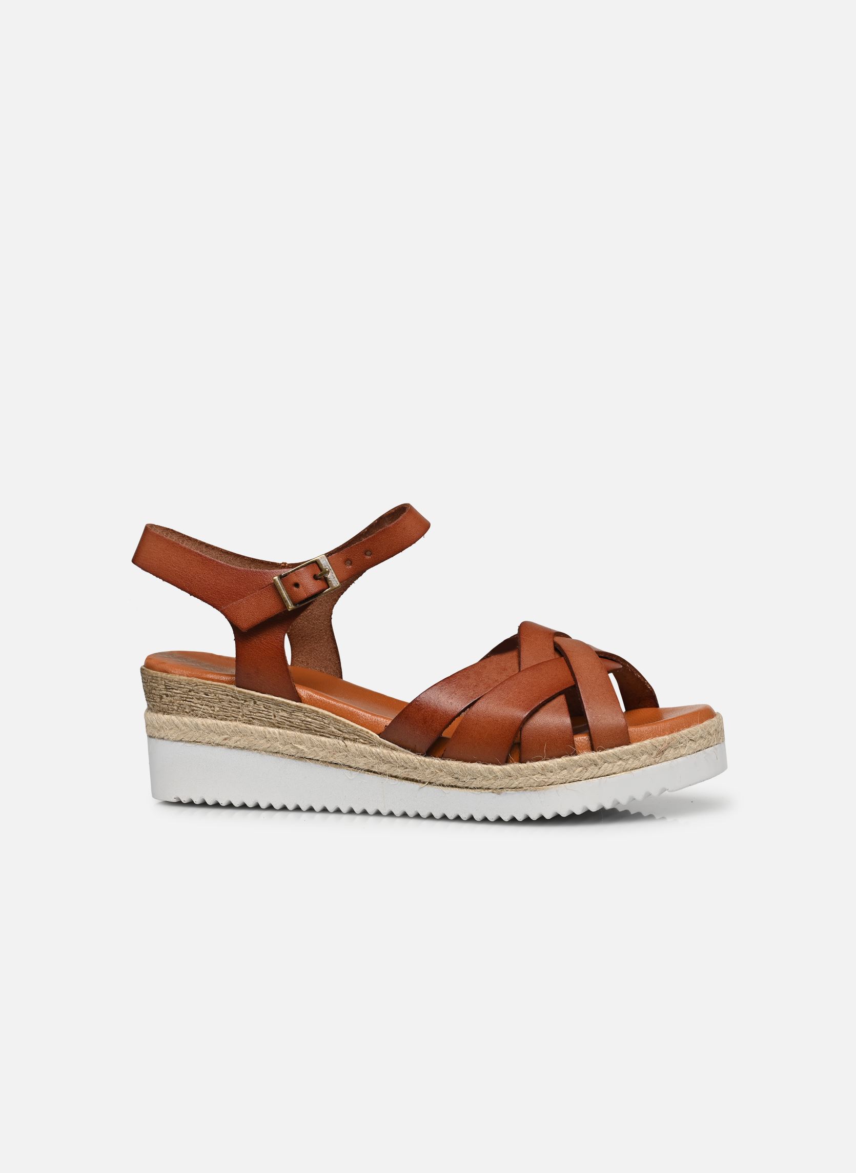 Sandali Con Zeppa E Piattaforma Espadrillas Melissa Da Donna - CUSHIONAIRE, Marrone Chiaro, 38 EU - 3