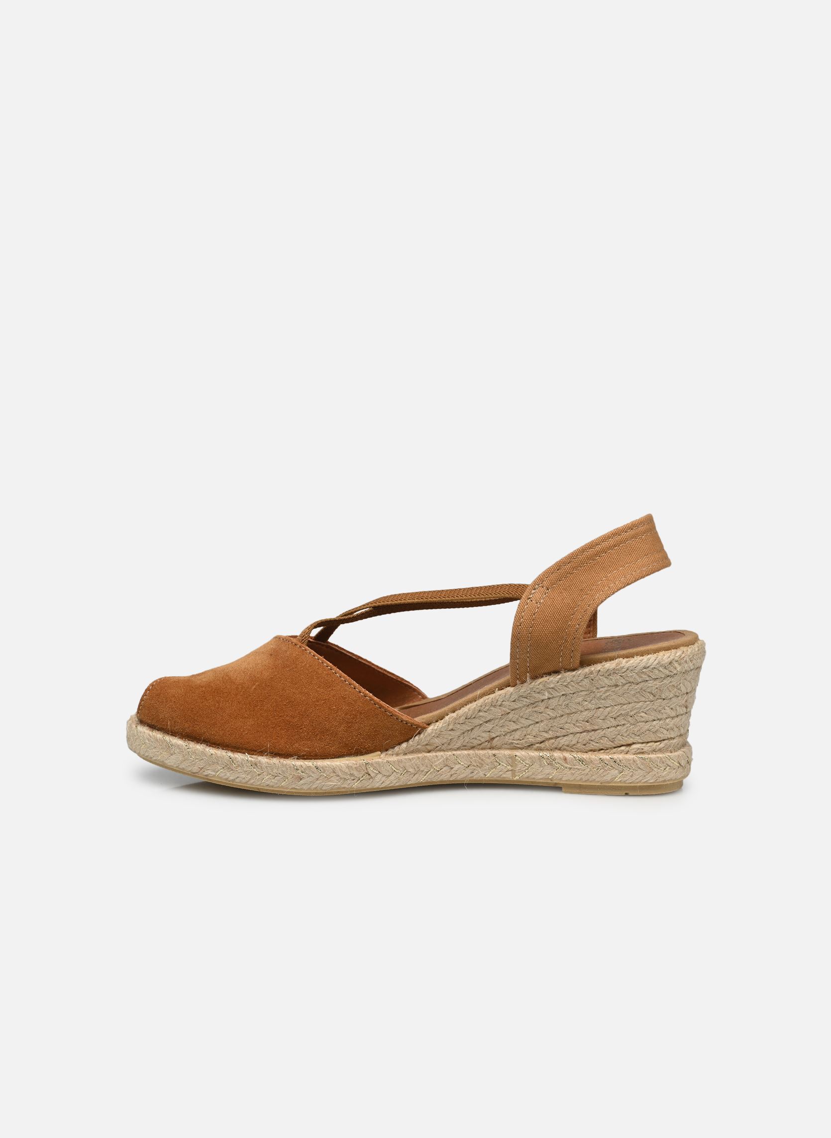 Sandales compensées et plateformes Tamara femme marron Eram Sandales compensées et plateformes Tamara femme marron Camel