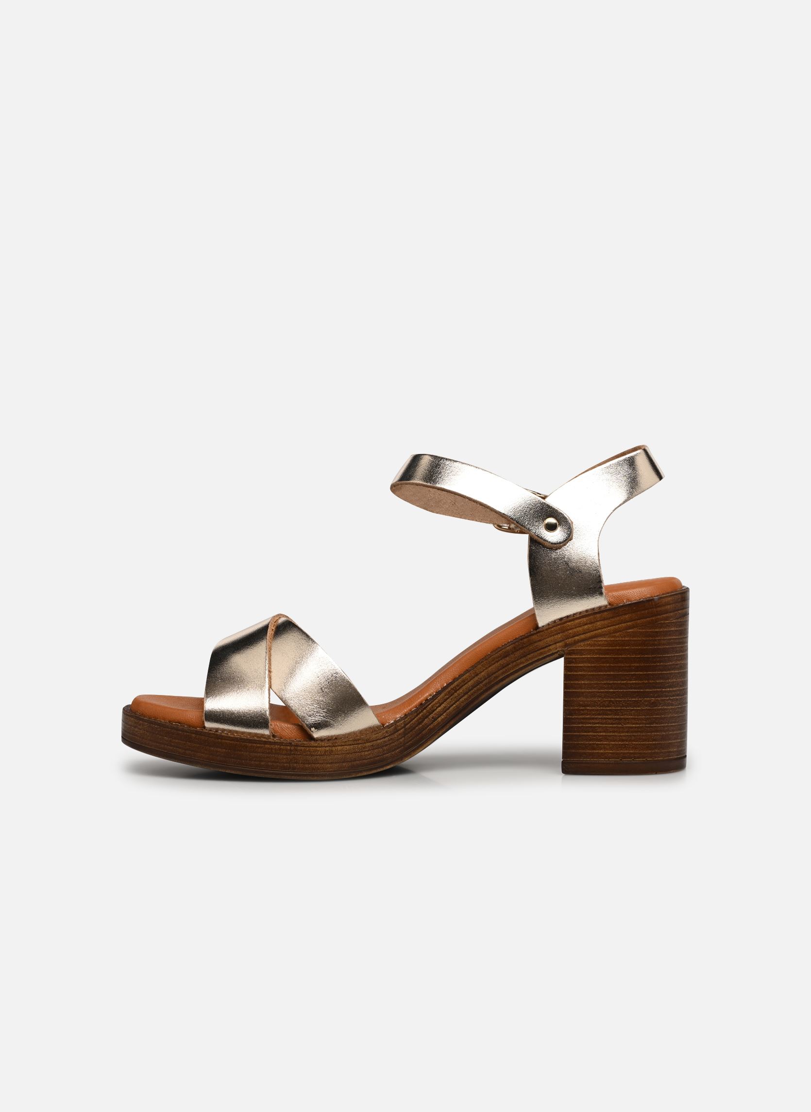 Sandalen Taliga dames goud en brons Eram Sandalen Taliga dames goud en brons Or
