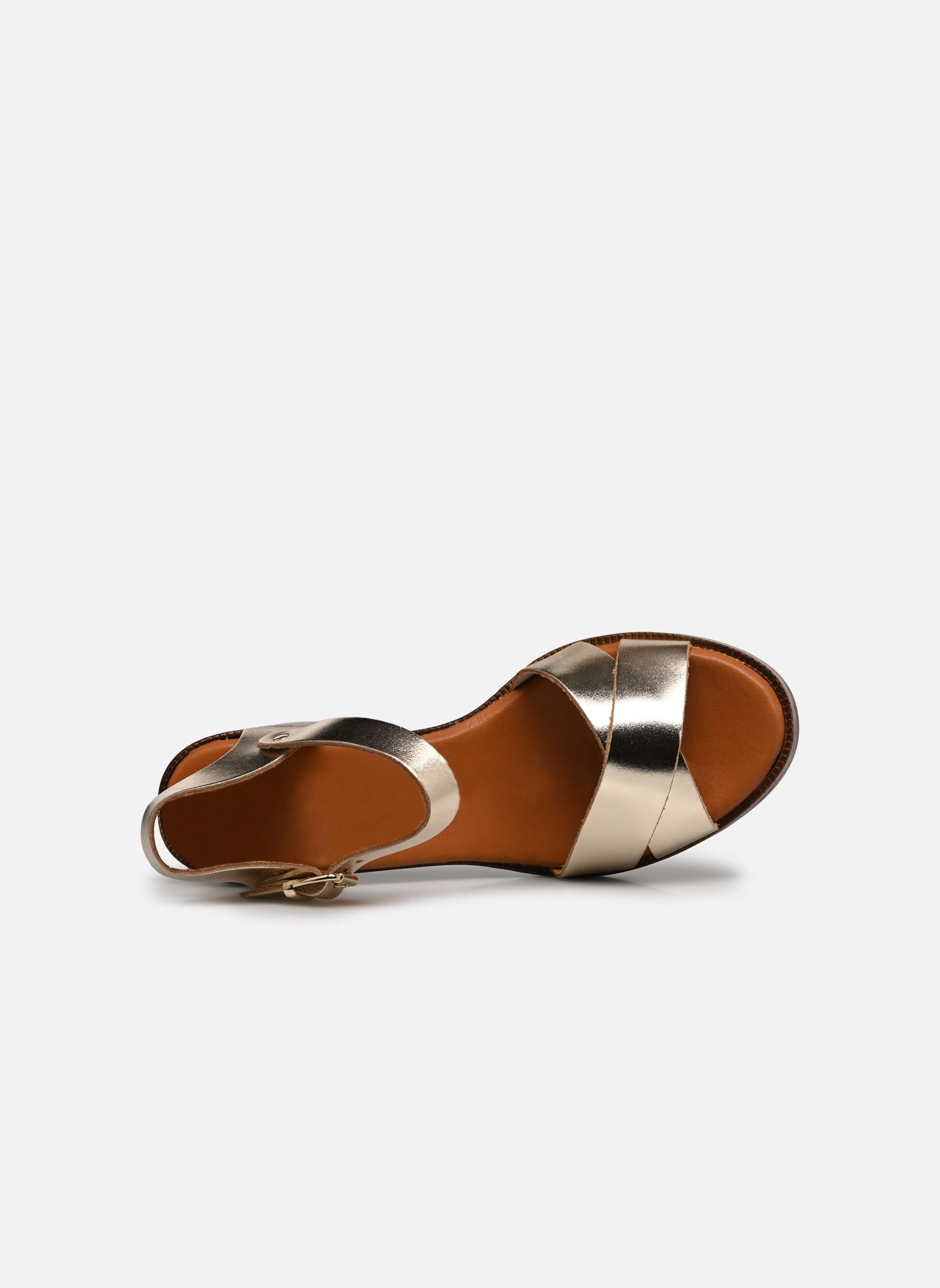 Sandalen Taliga dames goud en brons Eram Sandalen Taliga dames goud en brons Or