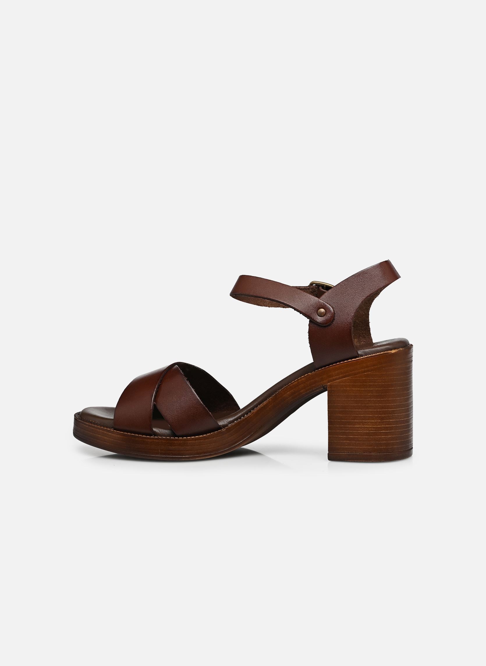 Sandales Taliga femme marron Eram Sandales Taliga femme marron Marron Fonce