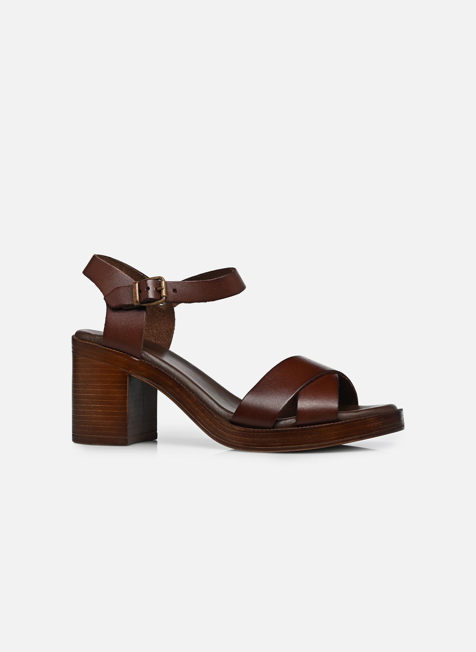 Sandales Taliga femme marron Eram Sandales Taliga femme marron Marron Fonce