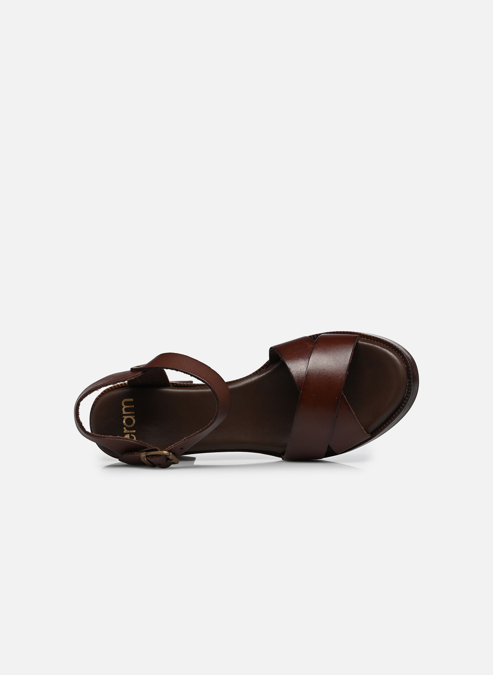 Sandales Taliga femme marron Eram Sandales Taliga femme marron Marron Fonce