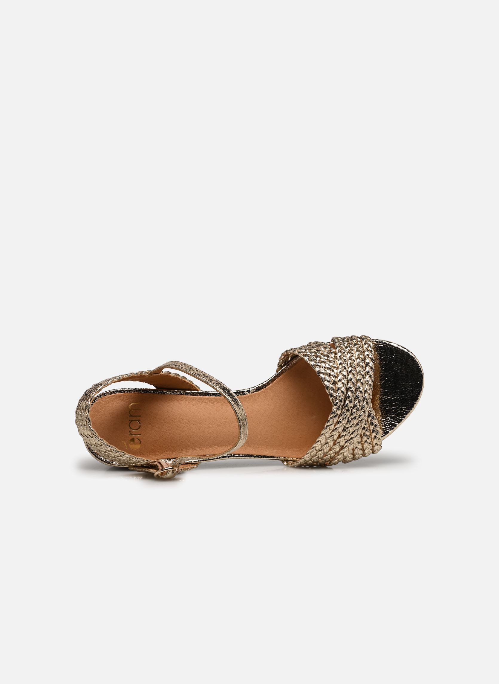 Sandalen Haliotis dames goud en brons Eram Sandalen Haliotis dames goud en brons OR