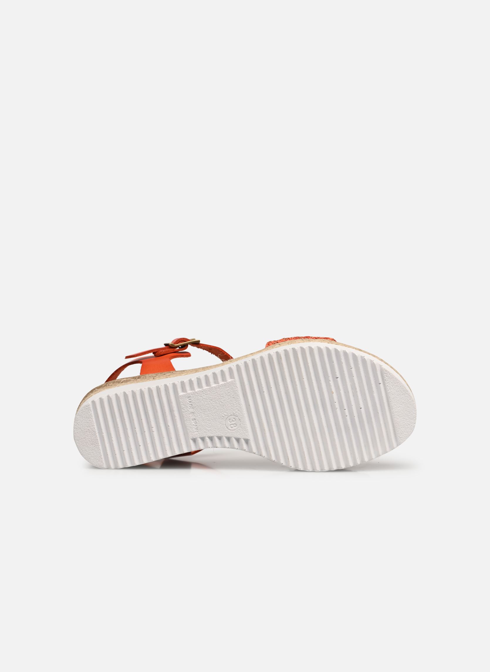 Sandali con zeppa e plateau Tibre donna arancione Eram Sandali con zeppa e plateau Tibre donna arancione Orange