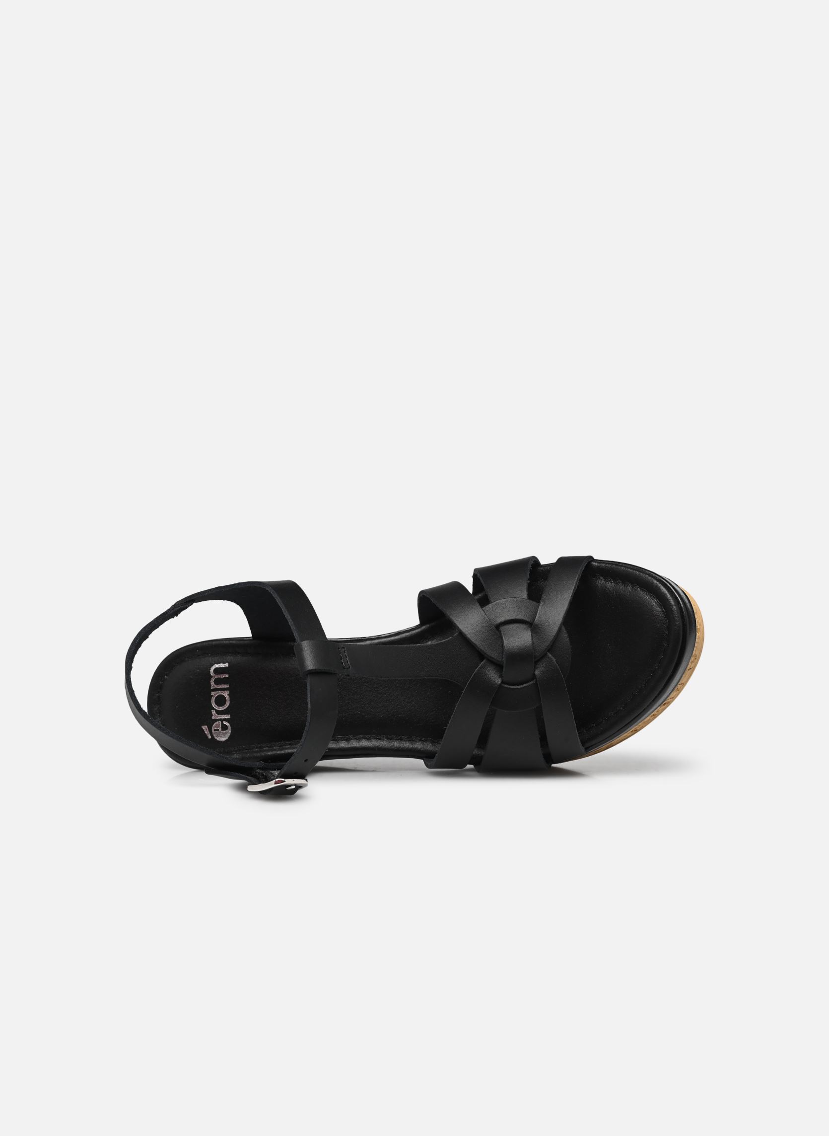 Sandalen met sleehak en plateau Tammyn dames zwart Eram Sandalen met sleehak en plateau Tammyn dames zwart Noir