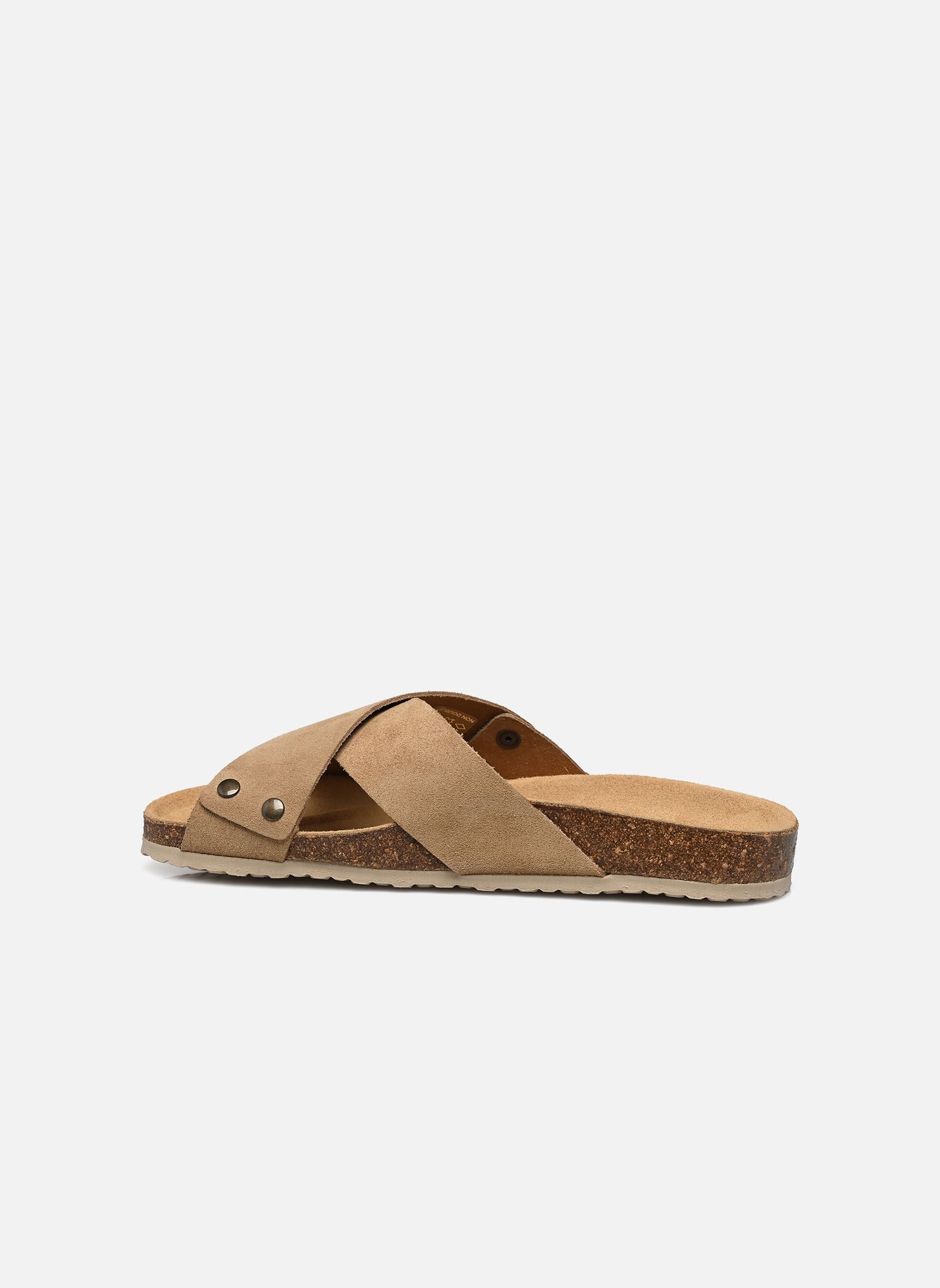 Pantoletten und Clogs July damen beige Eram Pantoletten und Clogs July damen beige Taupe