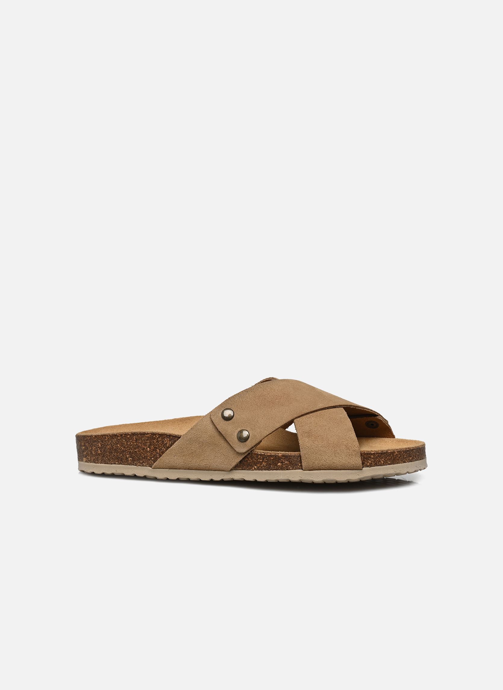Pantoletten und Clogs July damen beige Eram Pantoletten und Clogs July damen beige Taupe