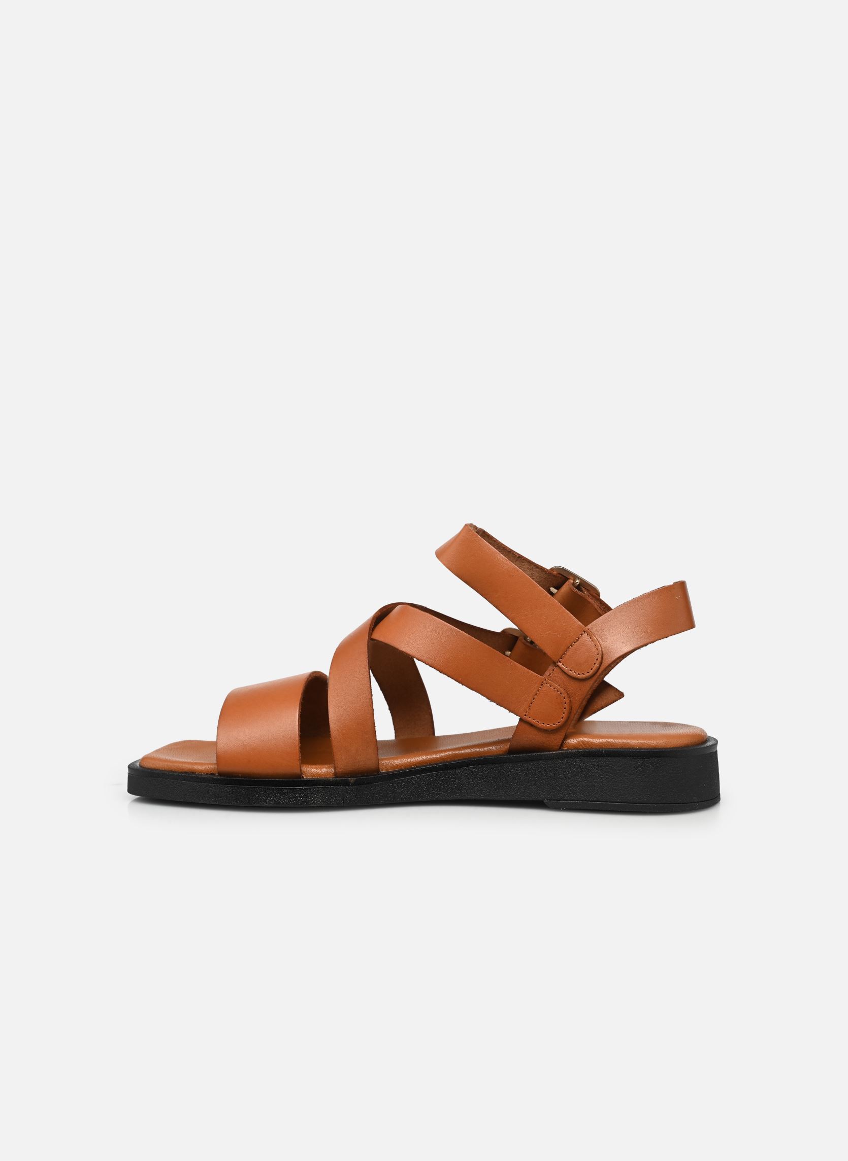Sandales compensées et plateformes Nelia femme marron Eram Sandales compensées et plateformes Nelia femme marron Cognac