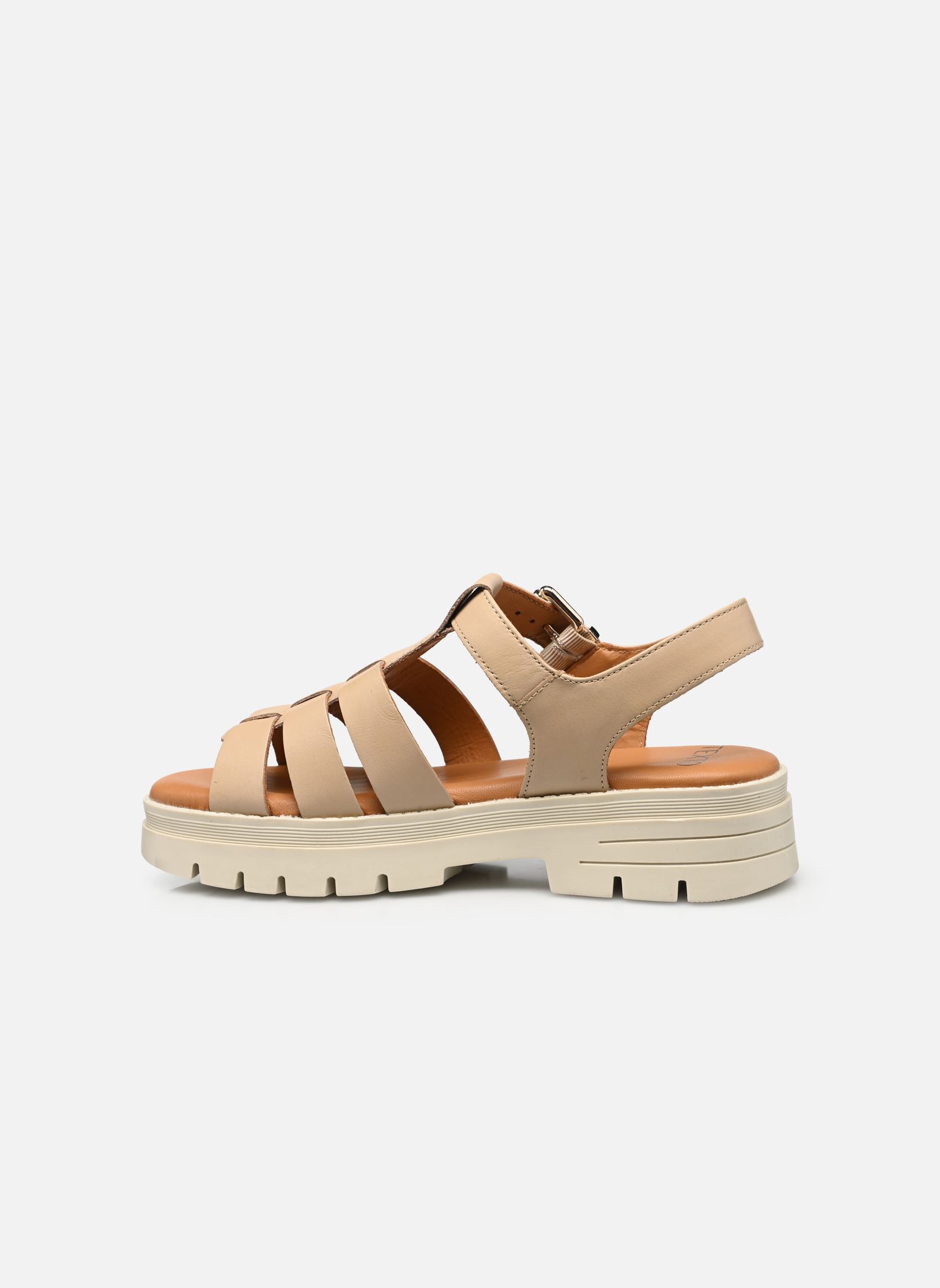 Sandales compensées et plateformes Norma femme beige Texto Sandales compensées et plateformes Norma femme beige Beige