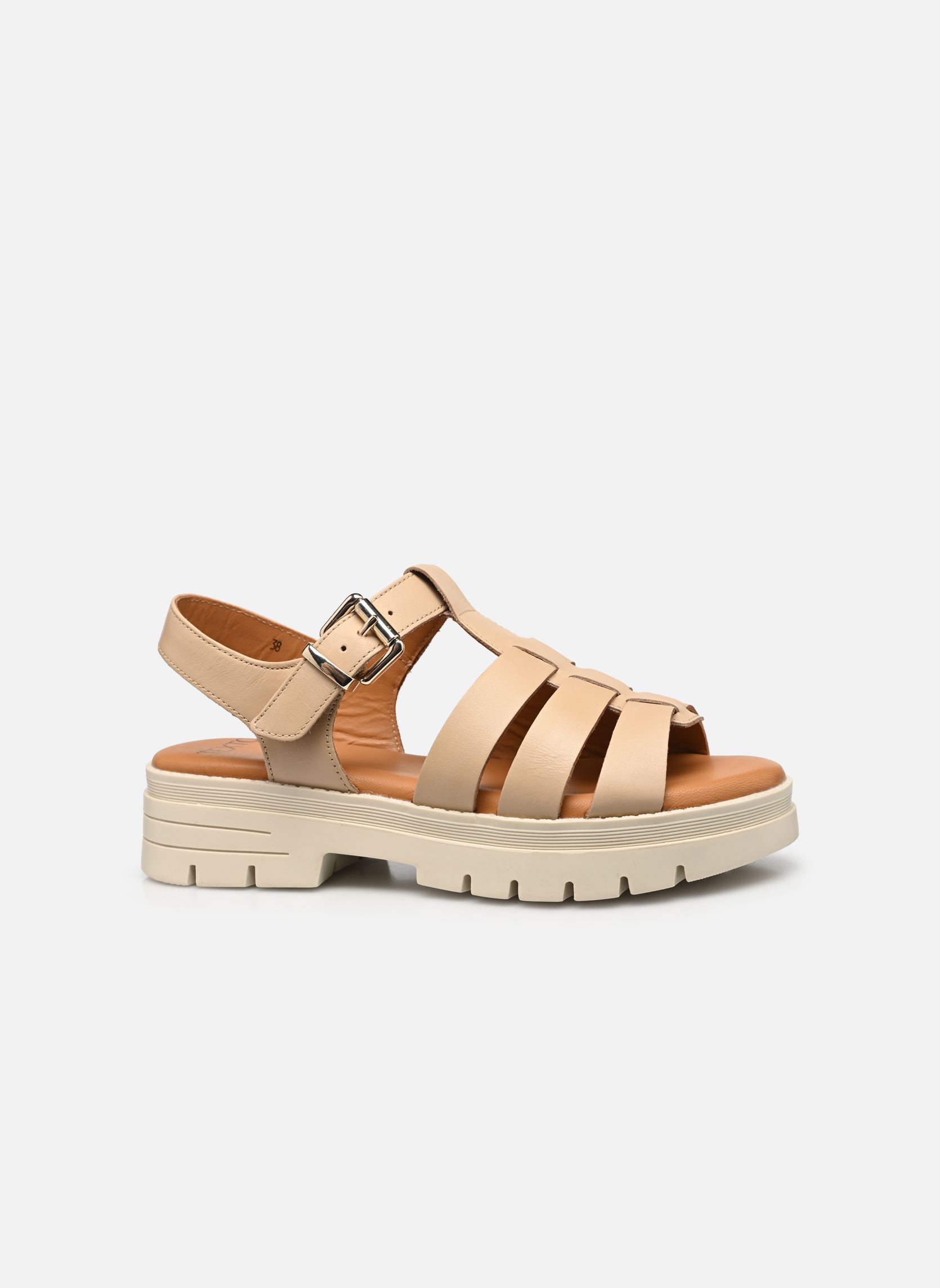 Sandales compensées et plateformes Norma femme beige Texto Sandales compensées et plateformes Norma femme beige Beige